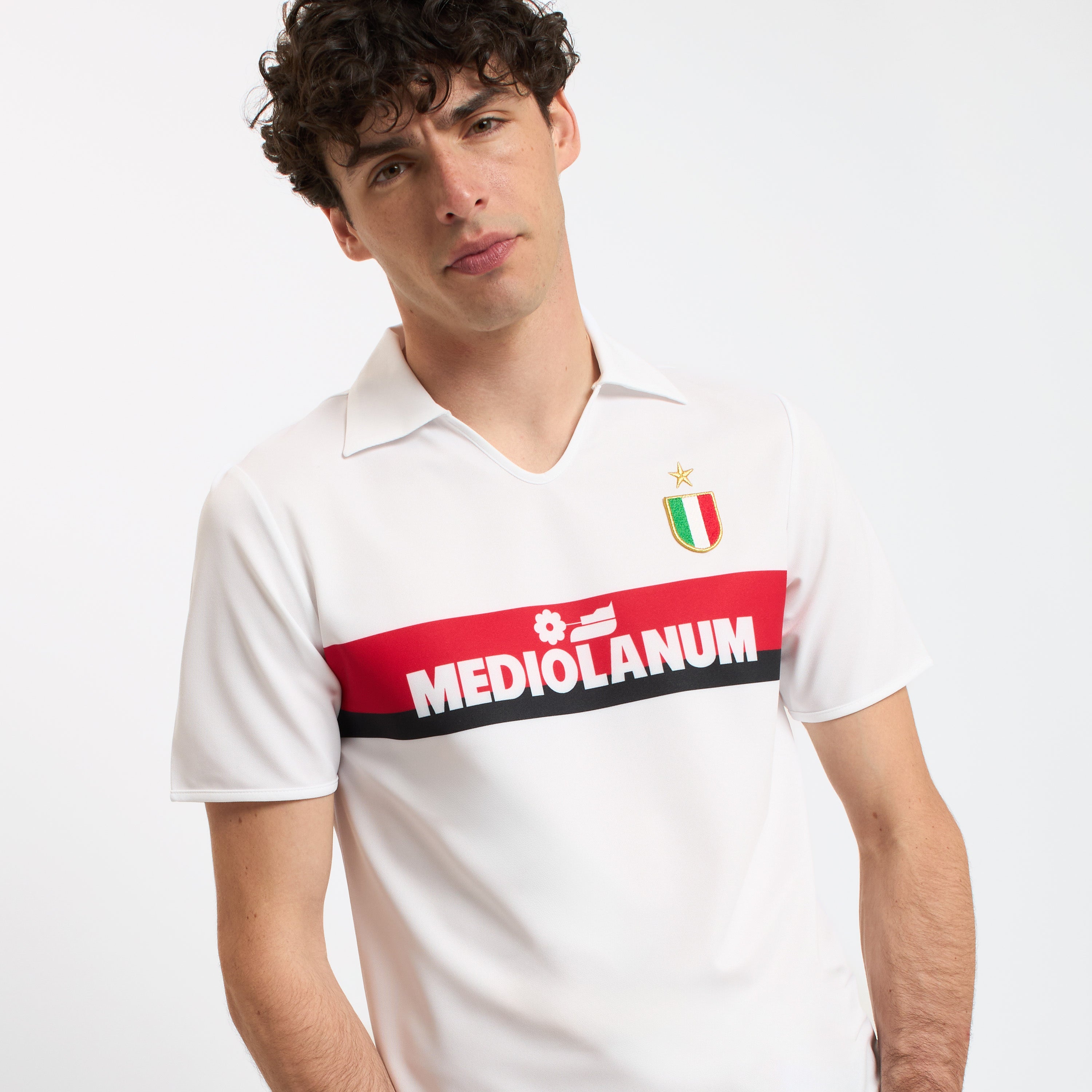 AC Milan Maglie Retro Historical Away 1988/89 maglia M bianca
