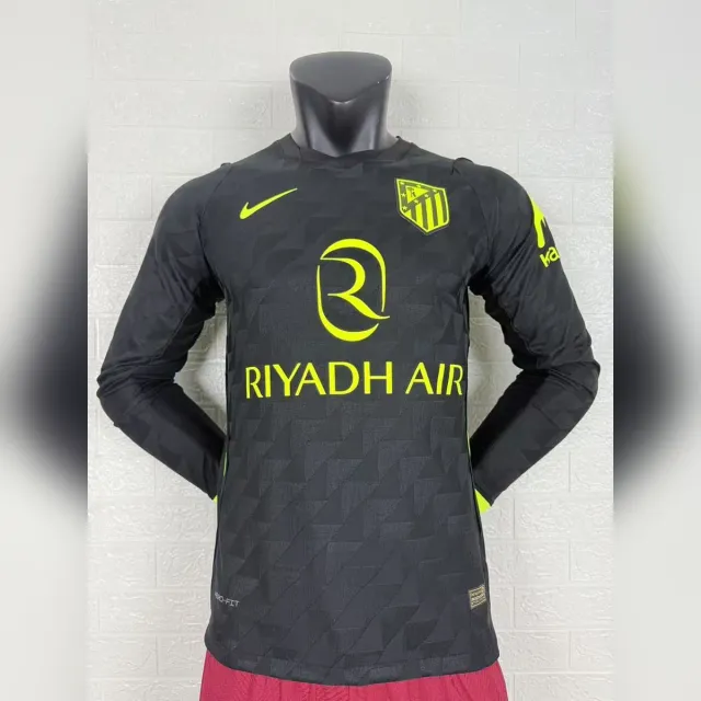 Tifoso Store Player Version Seconda Maglia Atletico 2026/27 maglia nera manica lunga