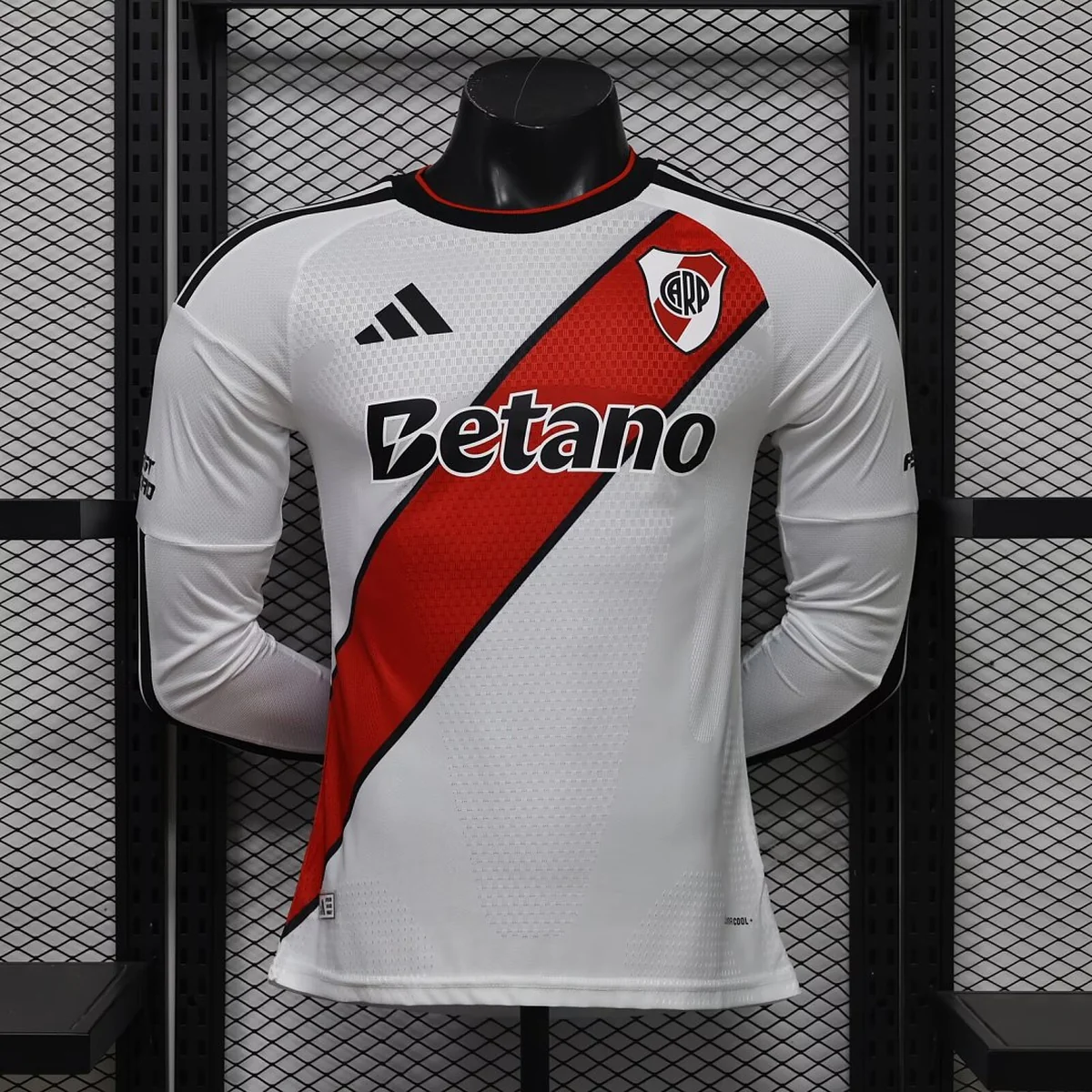 Tifoso Store Player Version Prima Maglia River Plate 2026/27 maglia bianca manica lunga