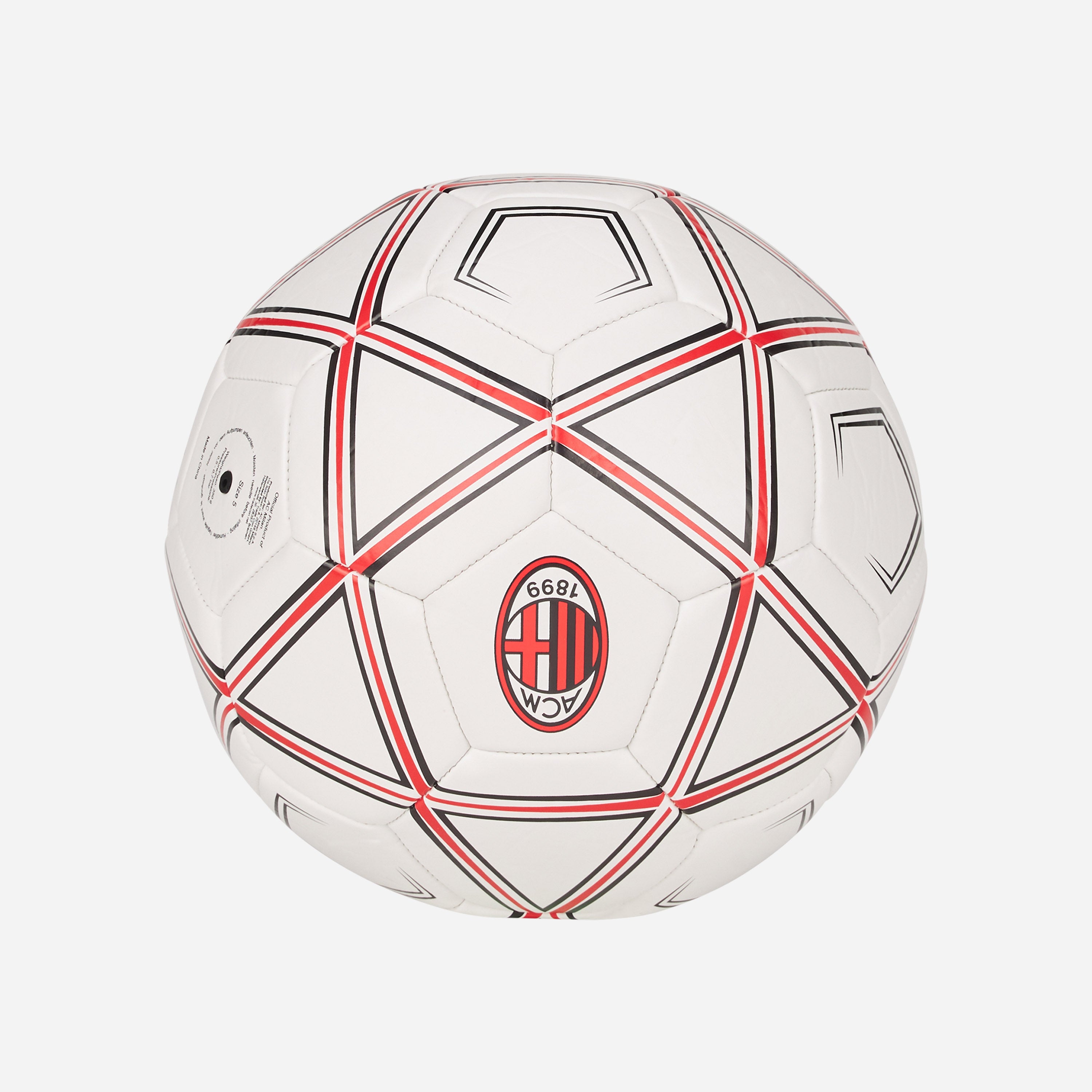 AC Milan pallone bianco logo misura 005 allenamento