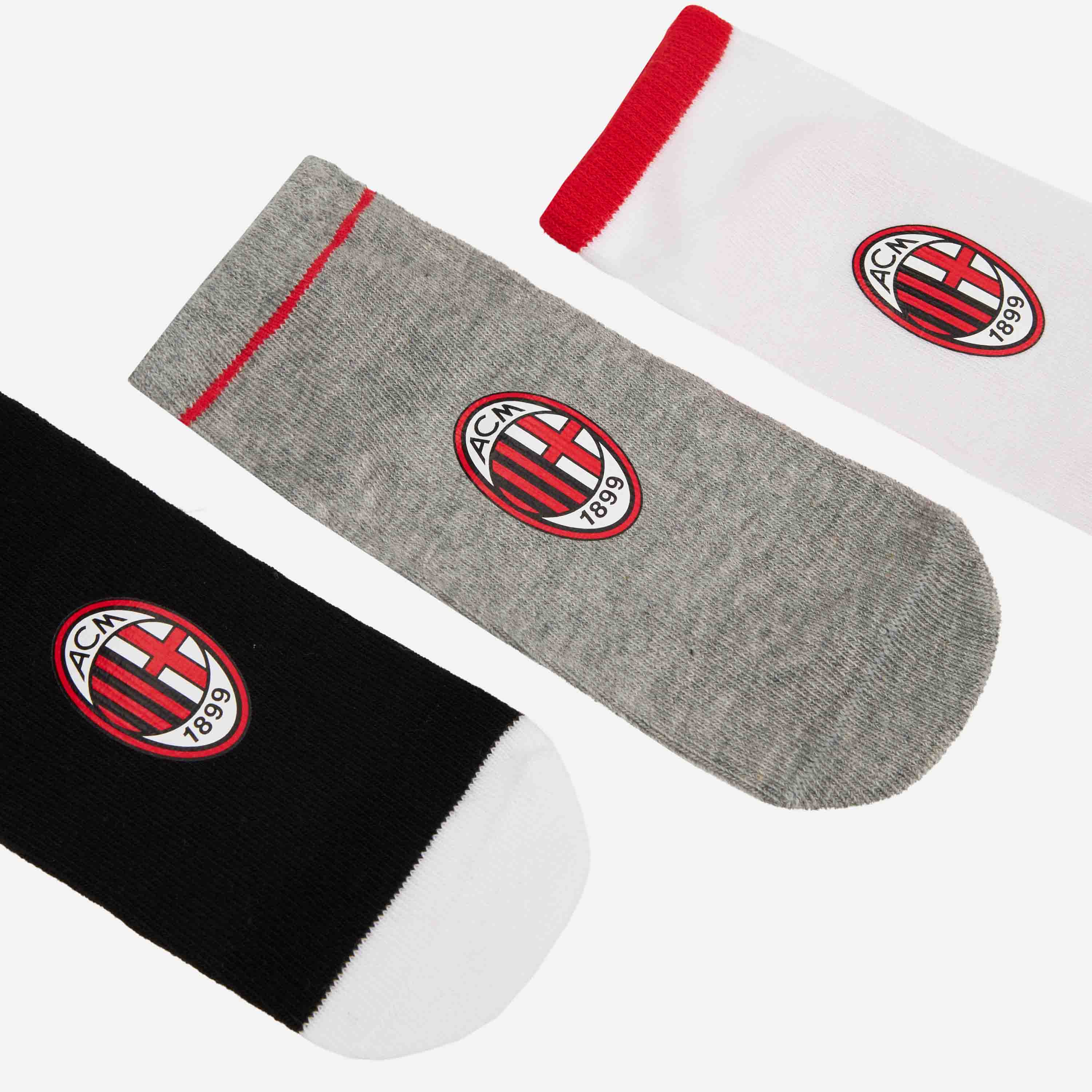 AC Milan Accessori Kids Box Set Calzini Cotone 0-6 Mesi