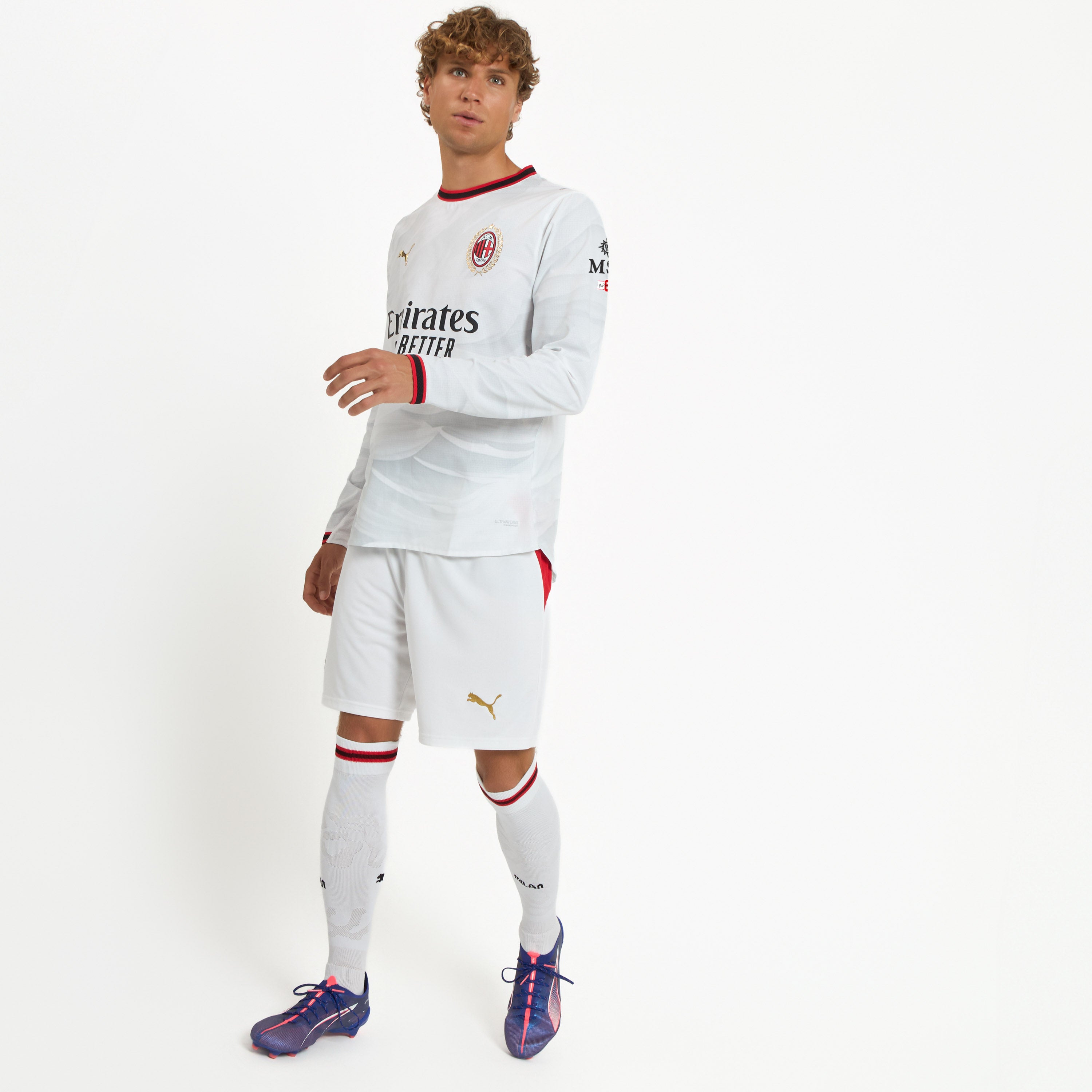AC Milan 2026/27 Away Authentic maglia manica lunga taglia L