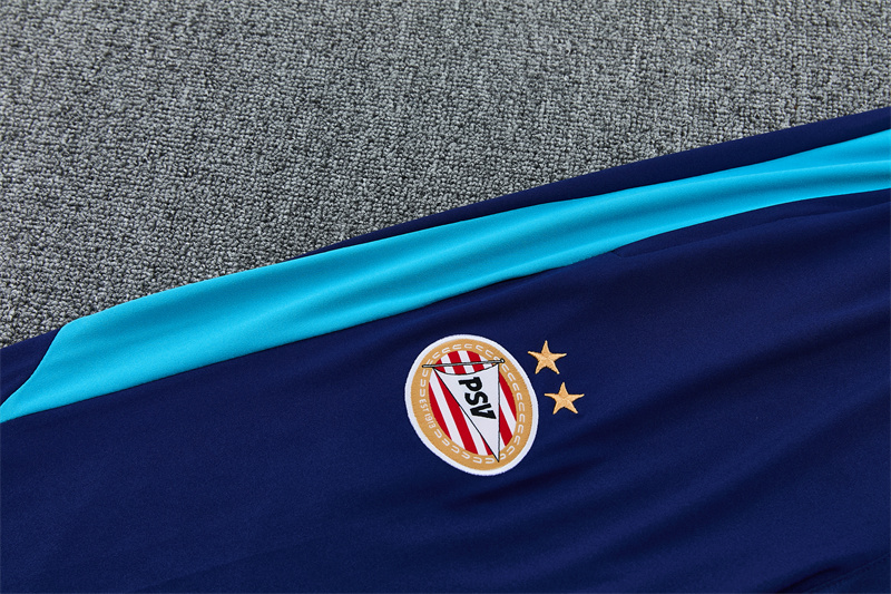 PSV Eindhoven Training 2026/27 tuta azzurra mezza zip