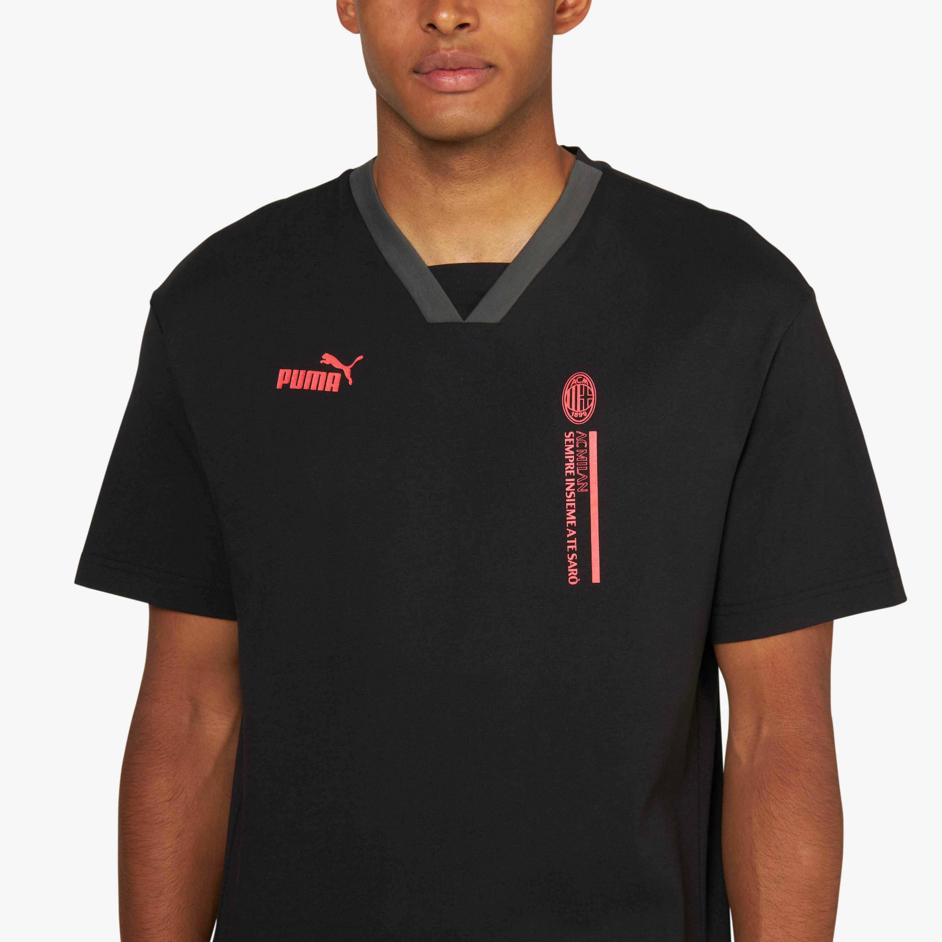 AC Milan Sempre Insieme T-Shirt Uomo con Scritta