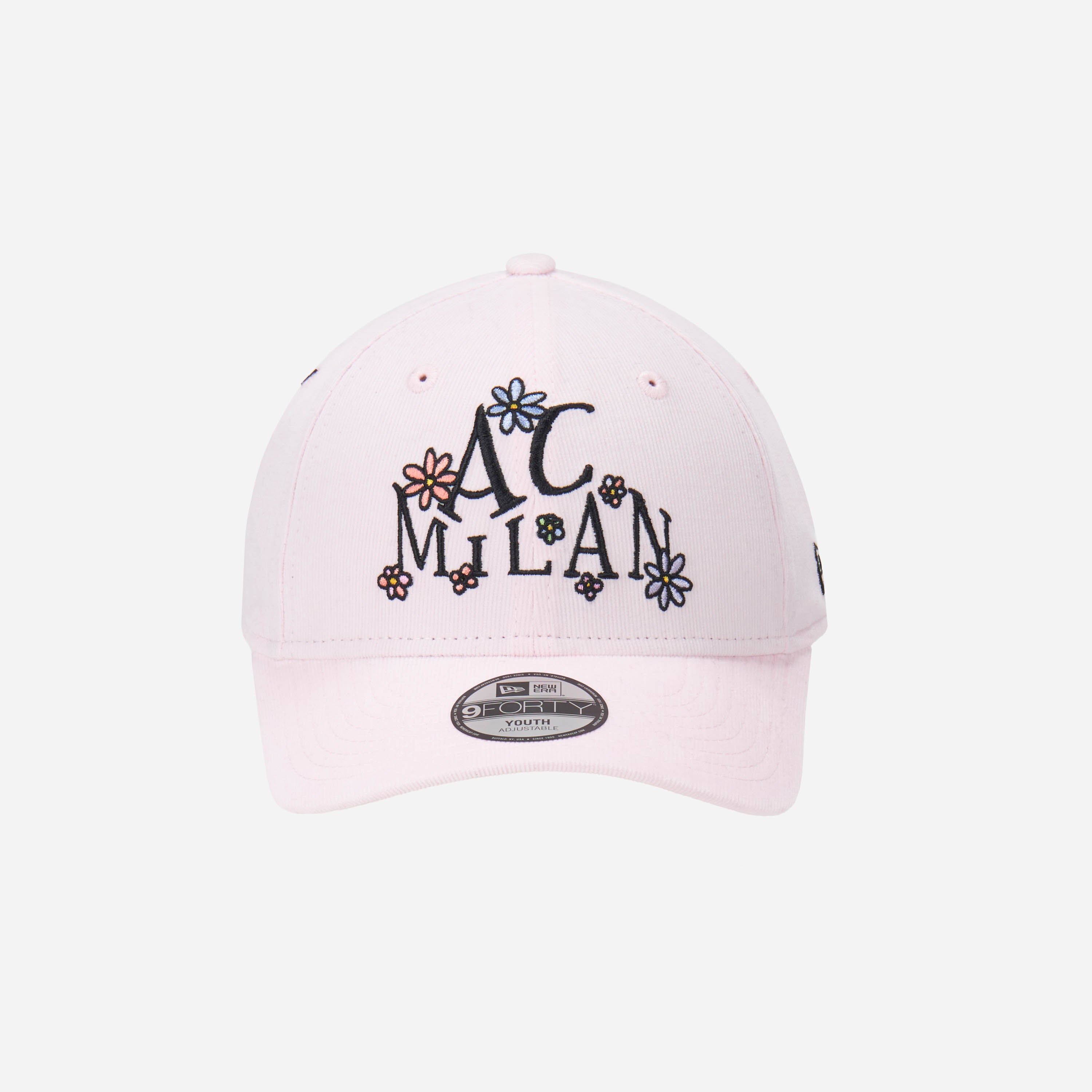 AC Milan Cappelli 9FORTY New Era cappellino nero fiori