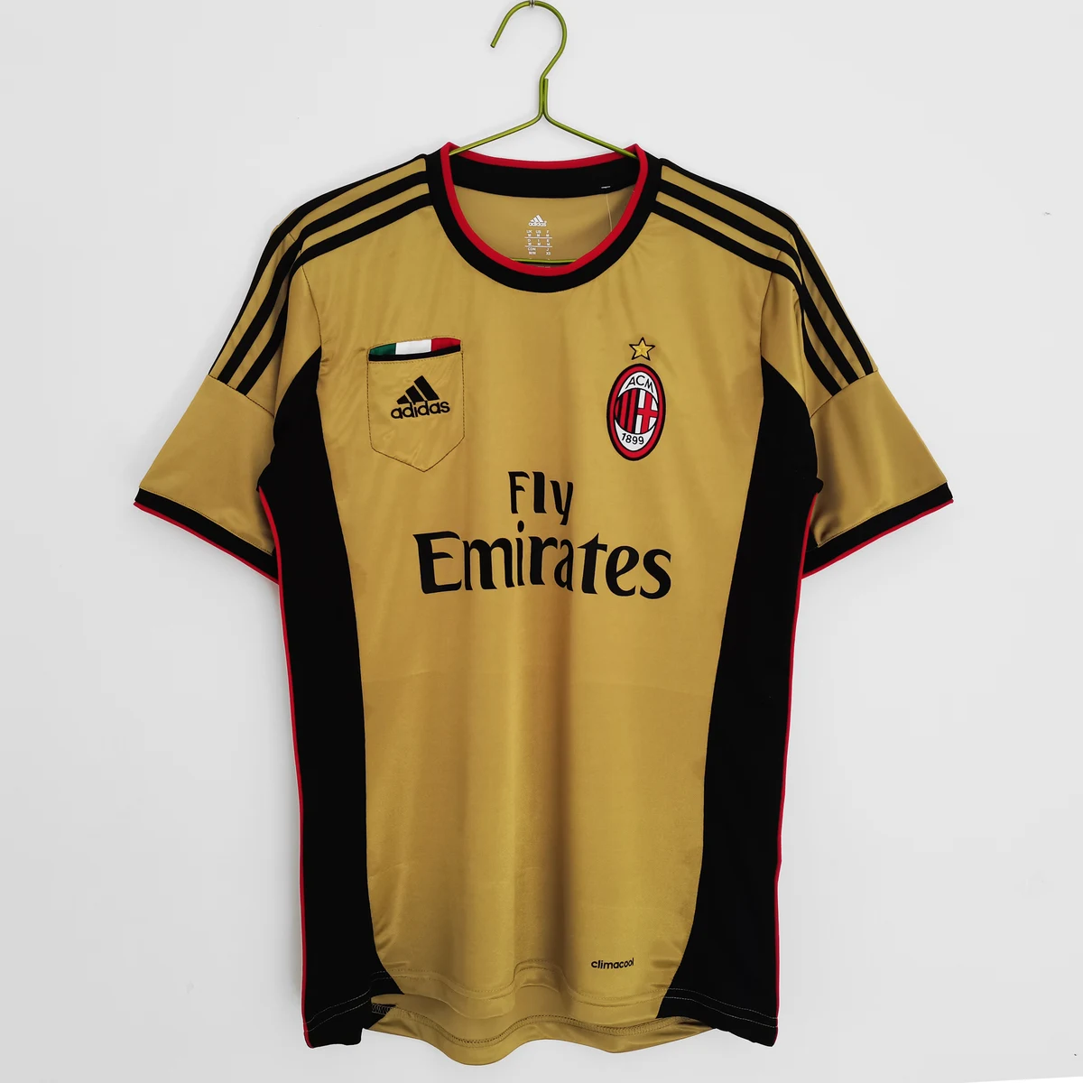 Tifoso Store Maglie da Calcio Terza Maglia Milan 2013/14 oro