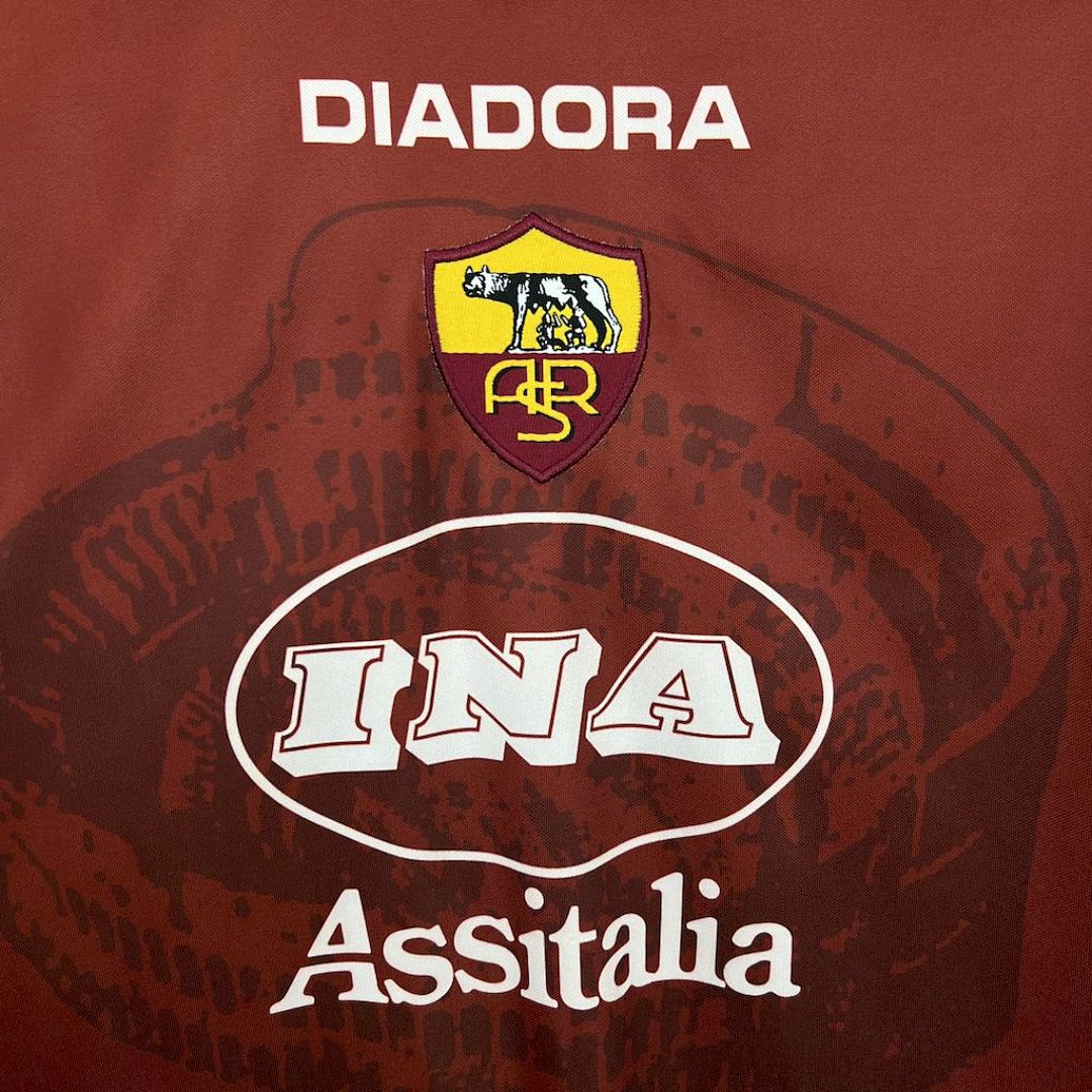 Roma 1997/98 maglia retro giallorossa collezione