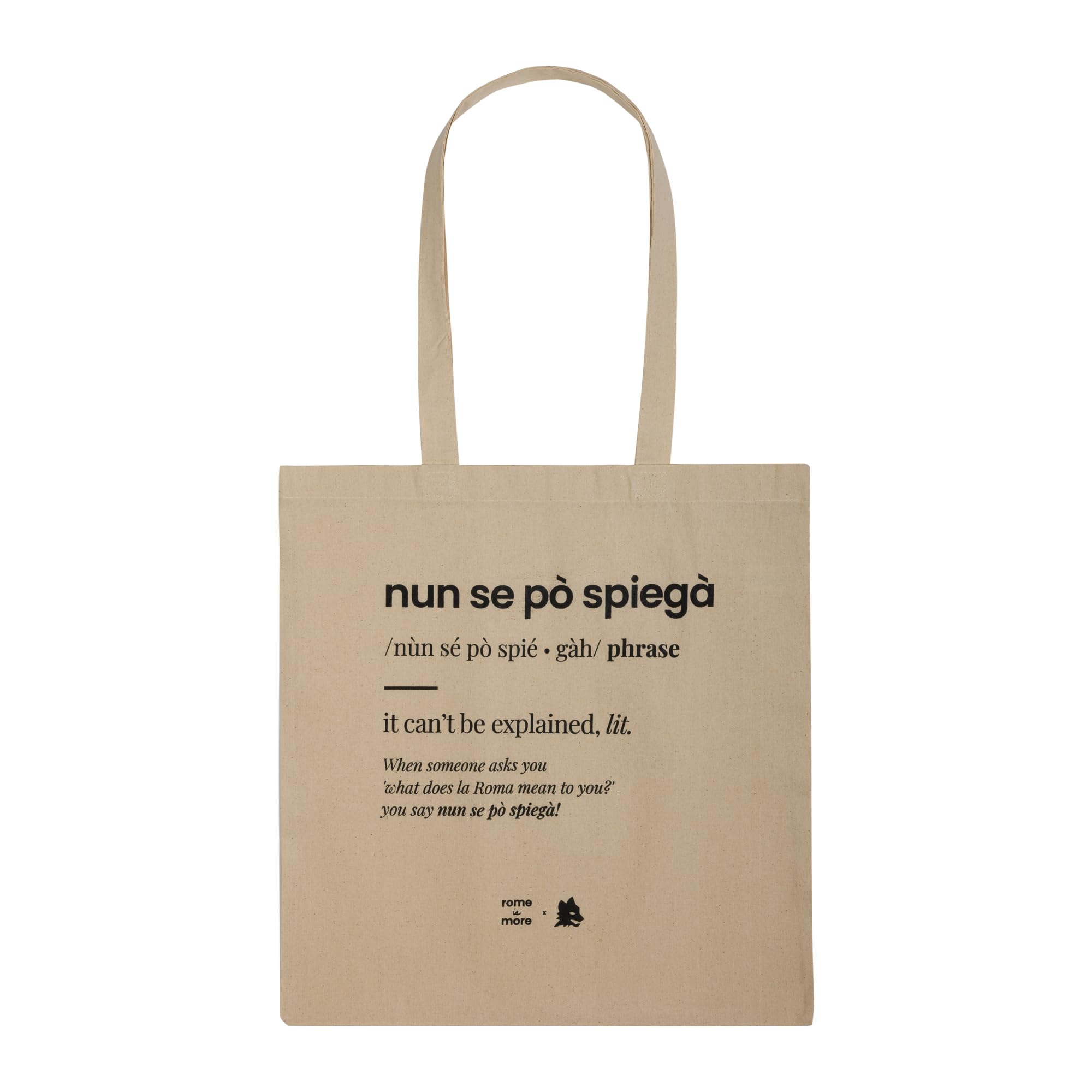Roma Fanshop AS Roma Tote Bag Nun Se Pò Spiegà shopper