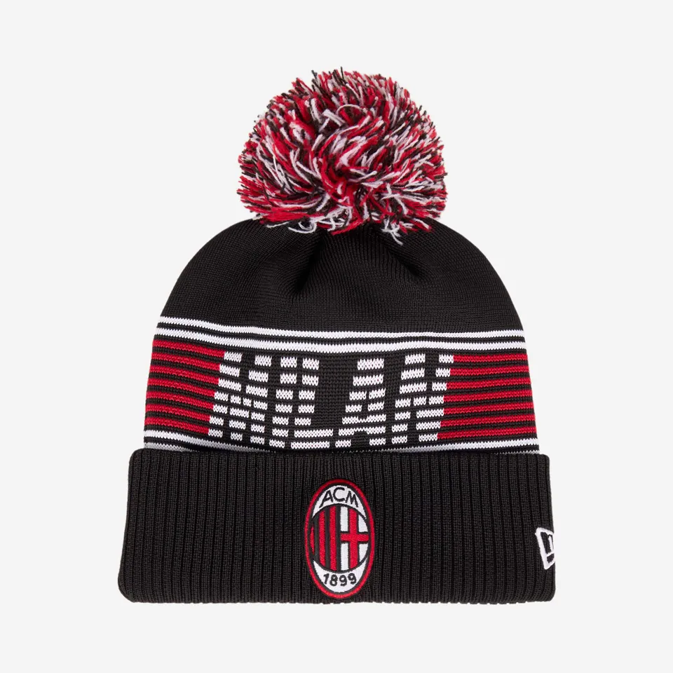 New Era x AC Milan berretto nero pon pon