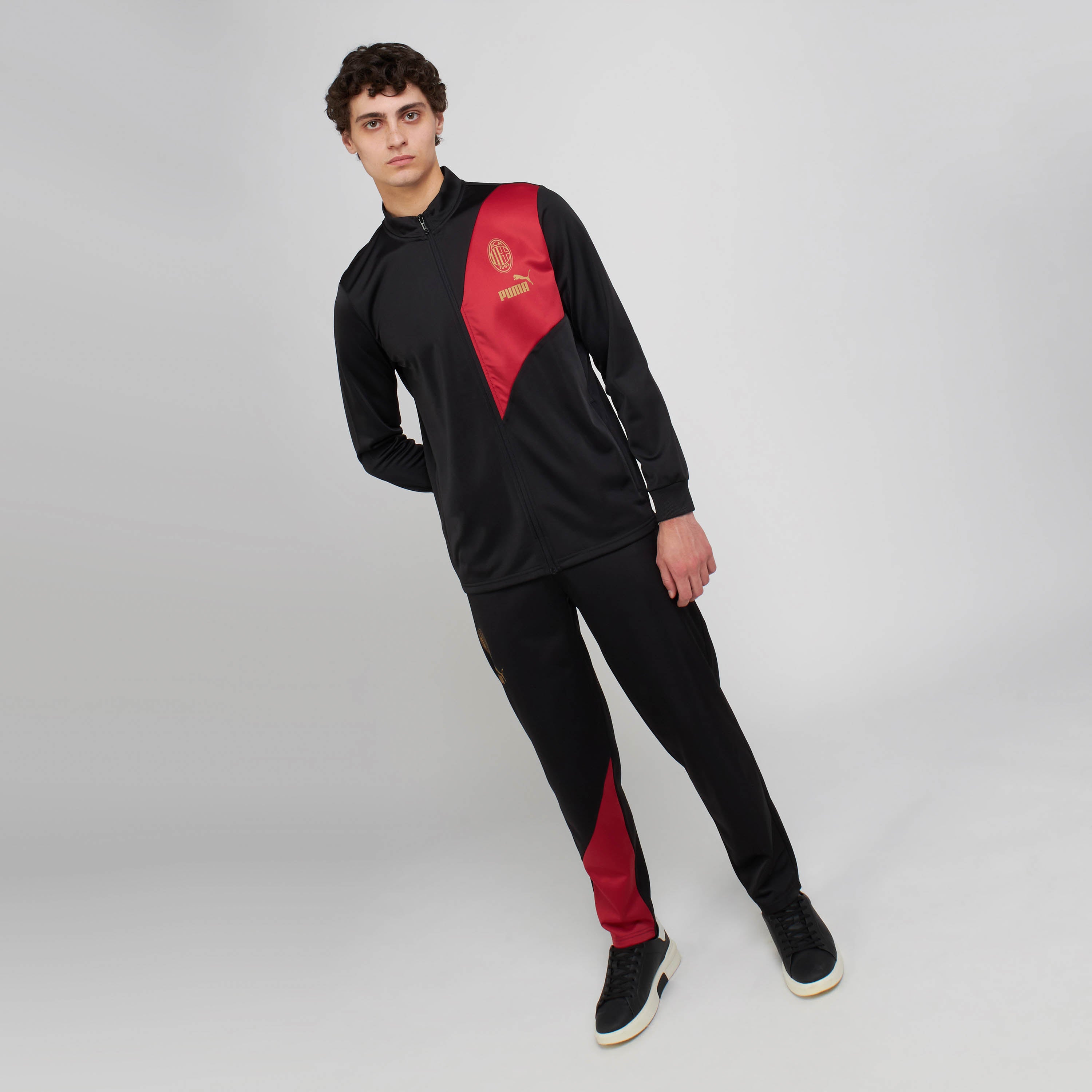 AC Milan Culture Collection Graphic Pants tuta nera grafica