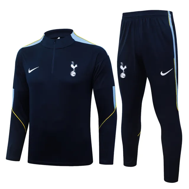 Tottenham Tute Sportive tuta blu navy 2026/27 mezza zip