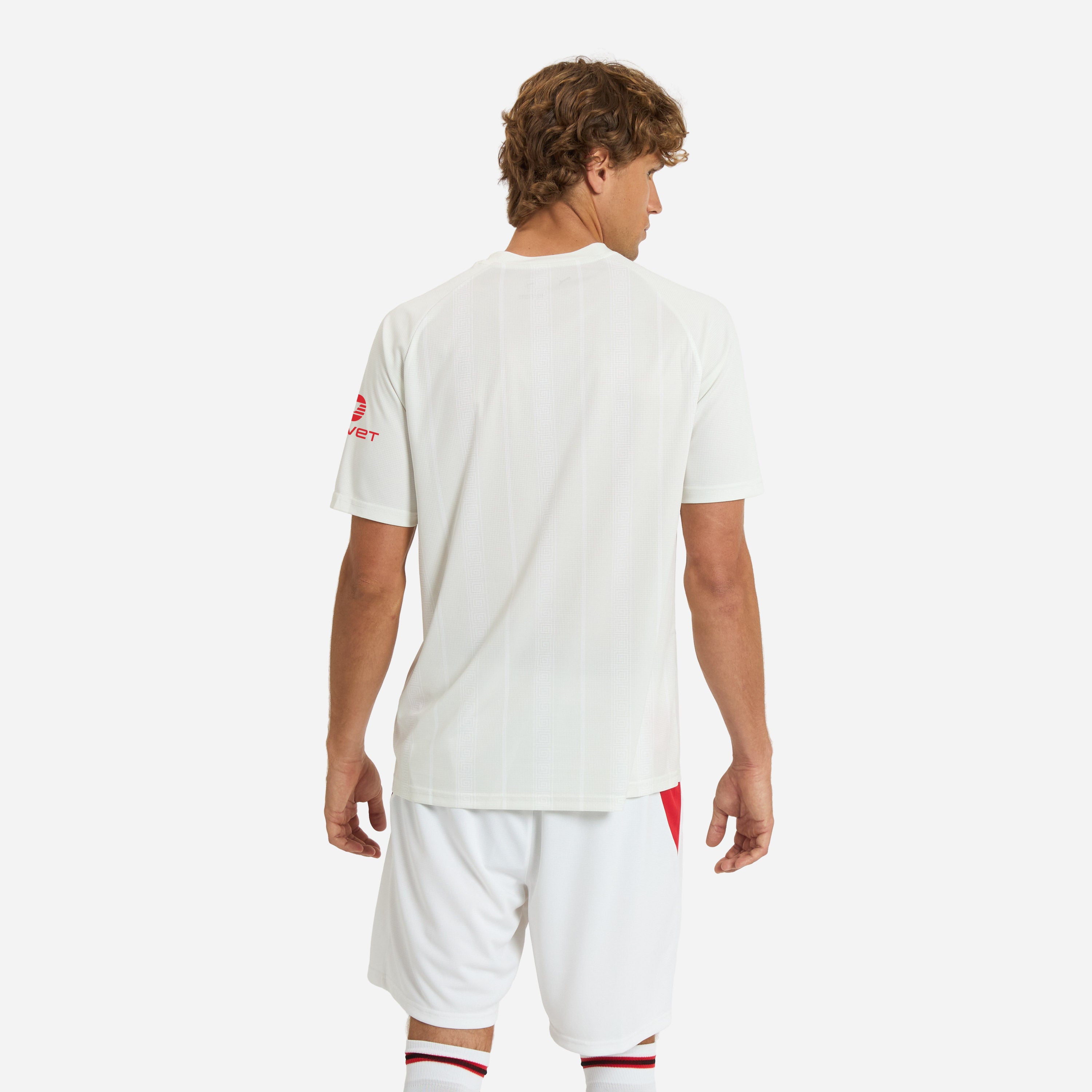 AC Milan Prematch 2026/27 t-shirt bianca poliestere uomo