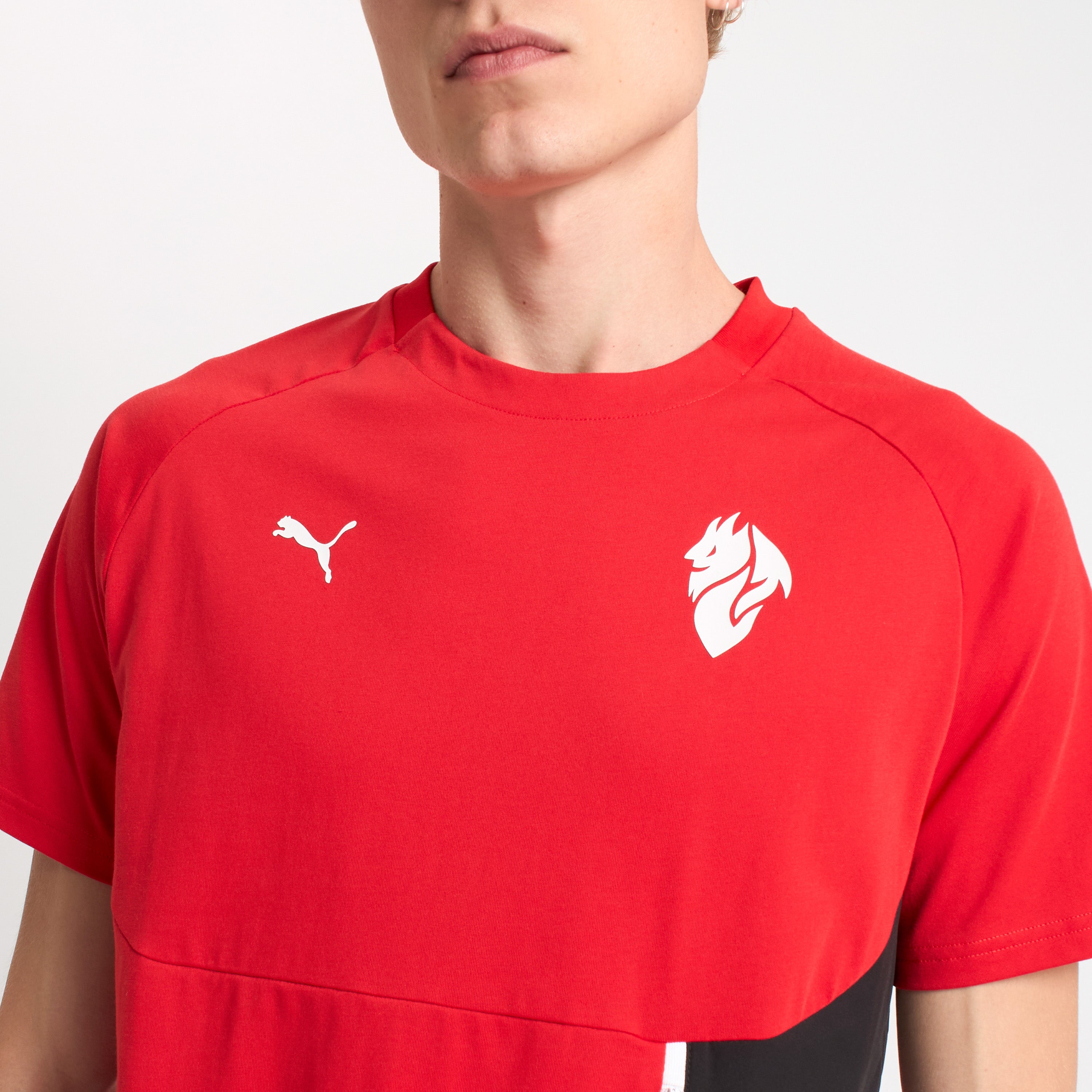 AC Milan Pumatech 2025/26 T-Shirt rossa uomo taglia L