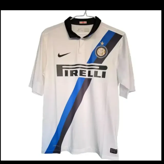 Inter Away 2011/12 maglia calcio seconda bianca S-XXL