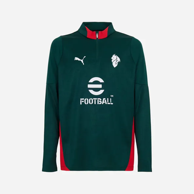 AC Milan Allenamento 1/4 Zip felpa verde 2025/26 uomo