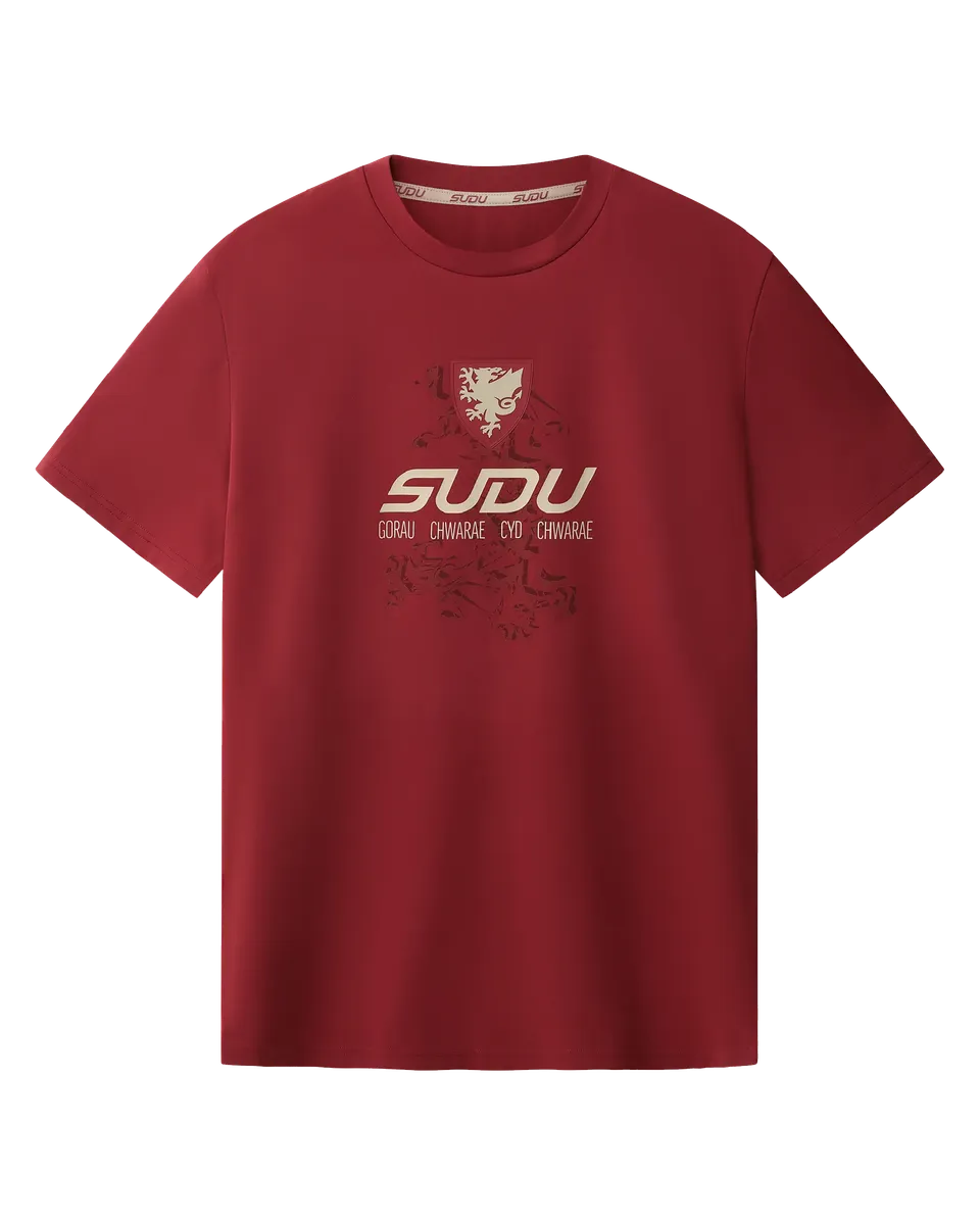 Wales SUDU 2026-28 maglia tifoso home travel bordeaux