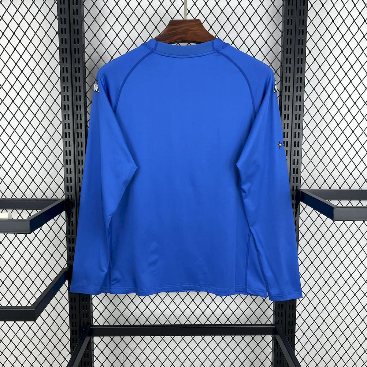 Tifoso Store Italia 2000 Maglia manica lunga azzurra retro
