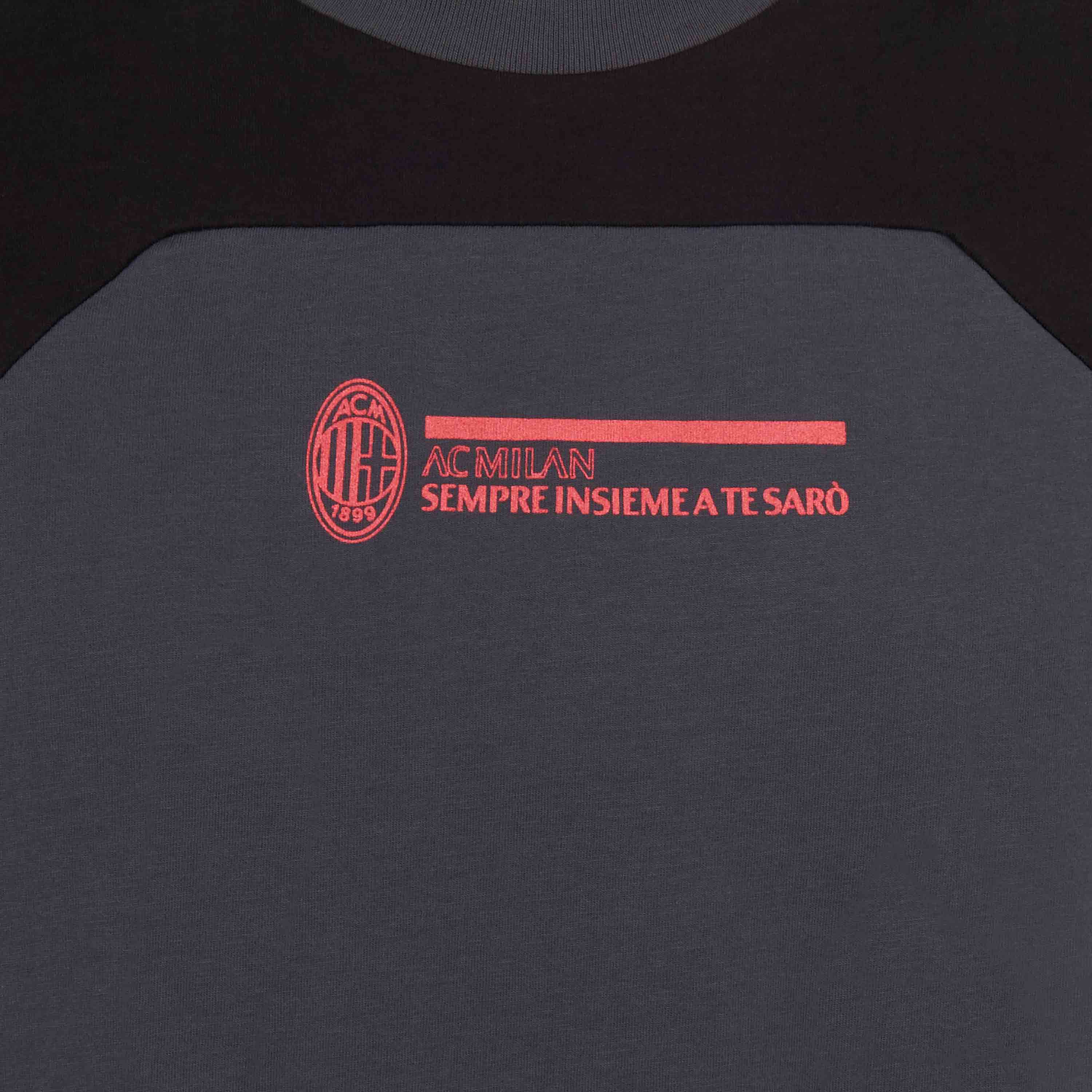 AC Milan Sempre Insieme A Te Sarò t-shirt uomo cotone