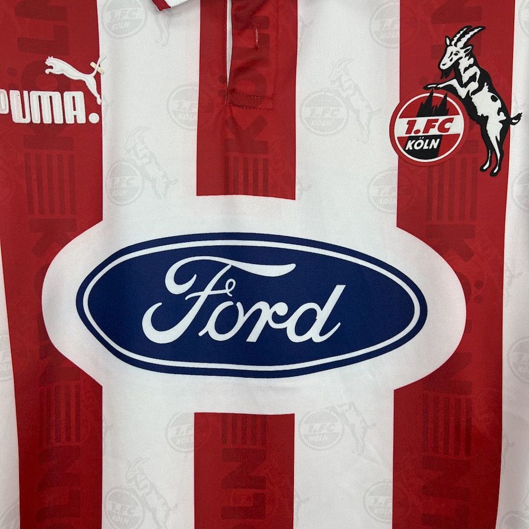 Tifoso Store Maglie da Calcio 1. FC Köln 1995/96 maglia home retro
