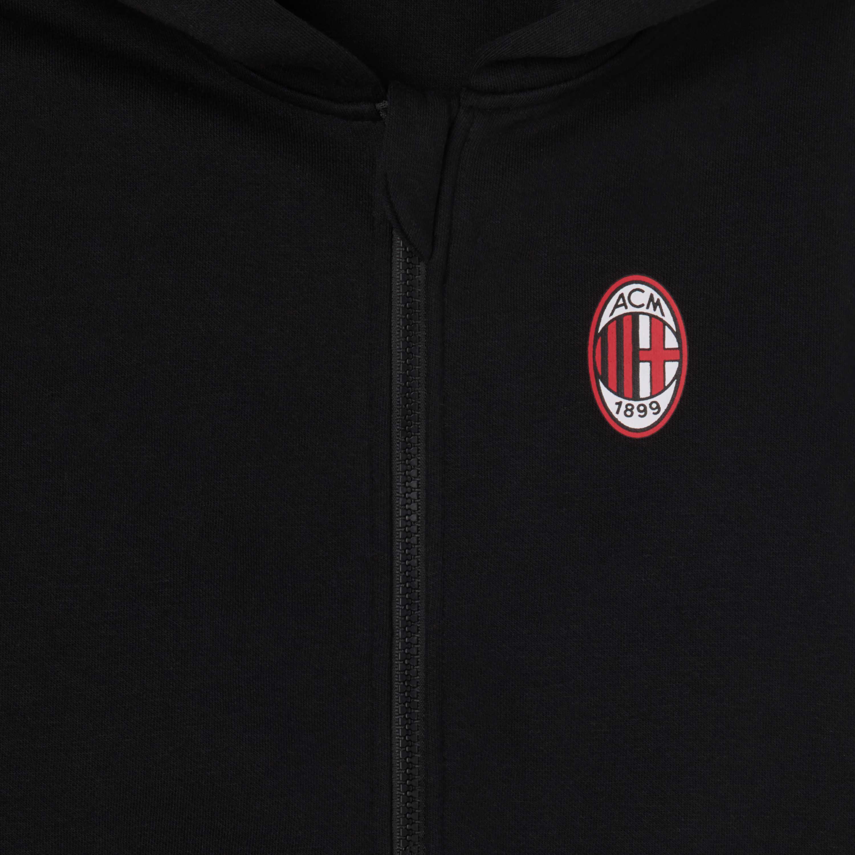 AC Milan Milanista felpa bambino nera con cappuccio