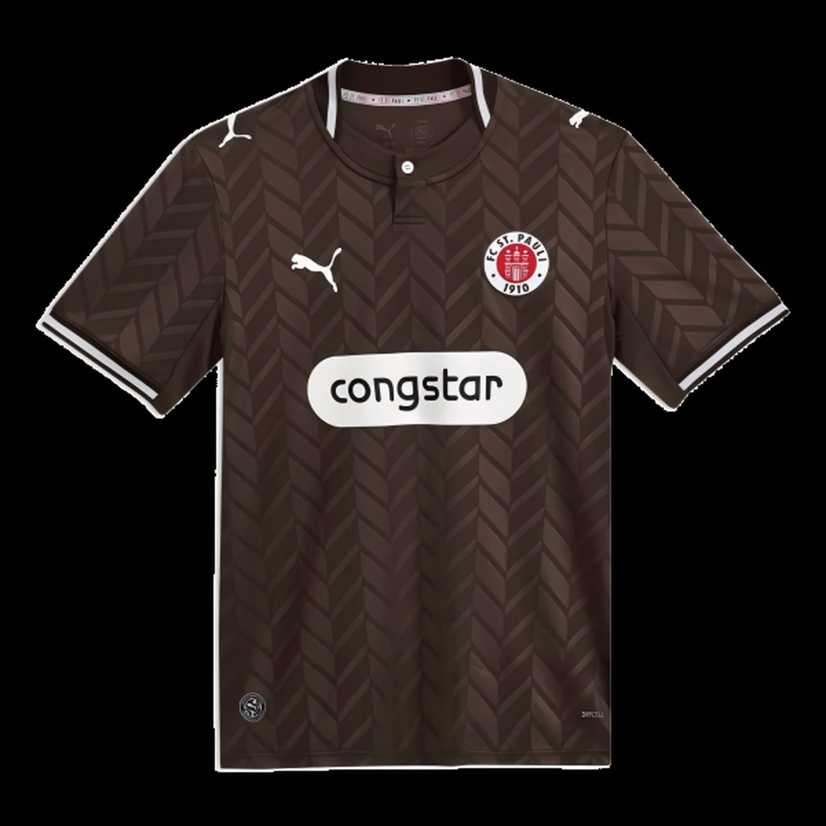 St. Pauli Home 2026/27 maglia marrone spina di pesce