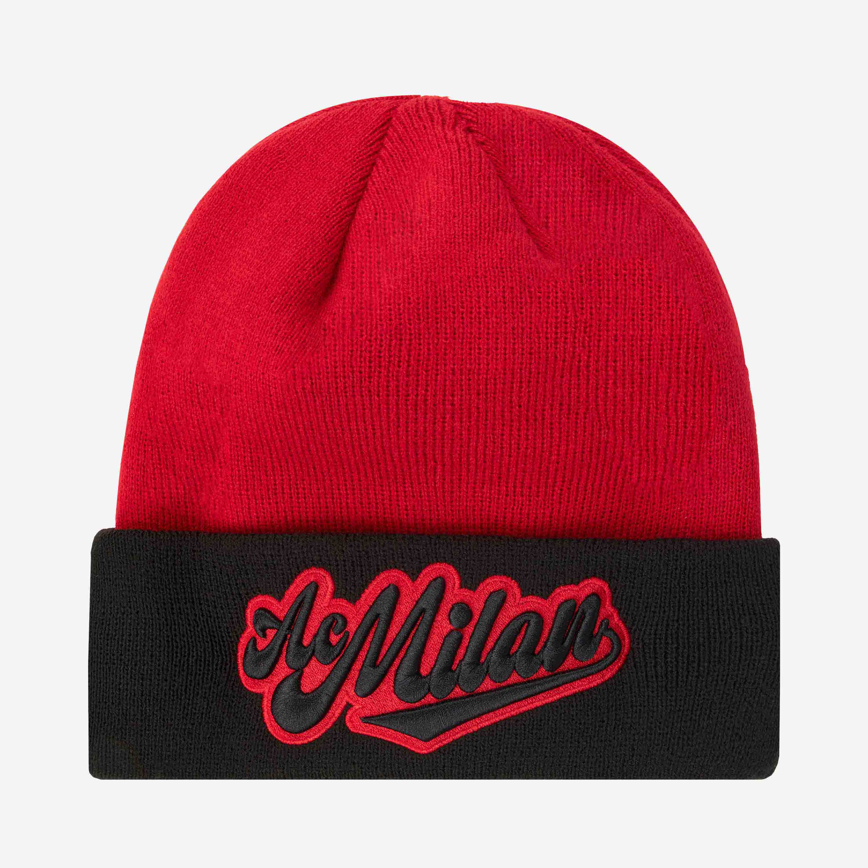 New Era X AC Milan Urban Berretto Unisex Nero Risvoltato
