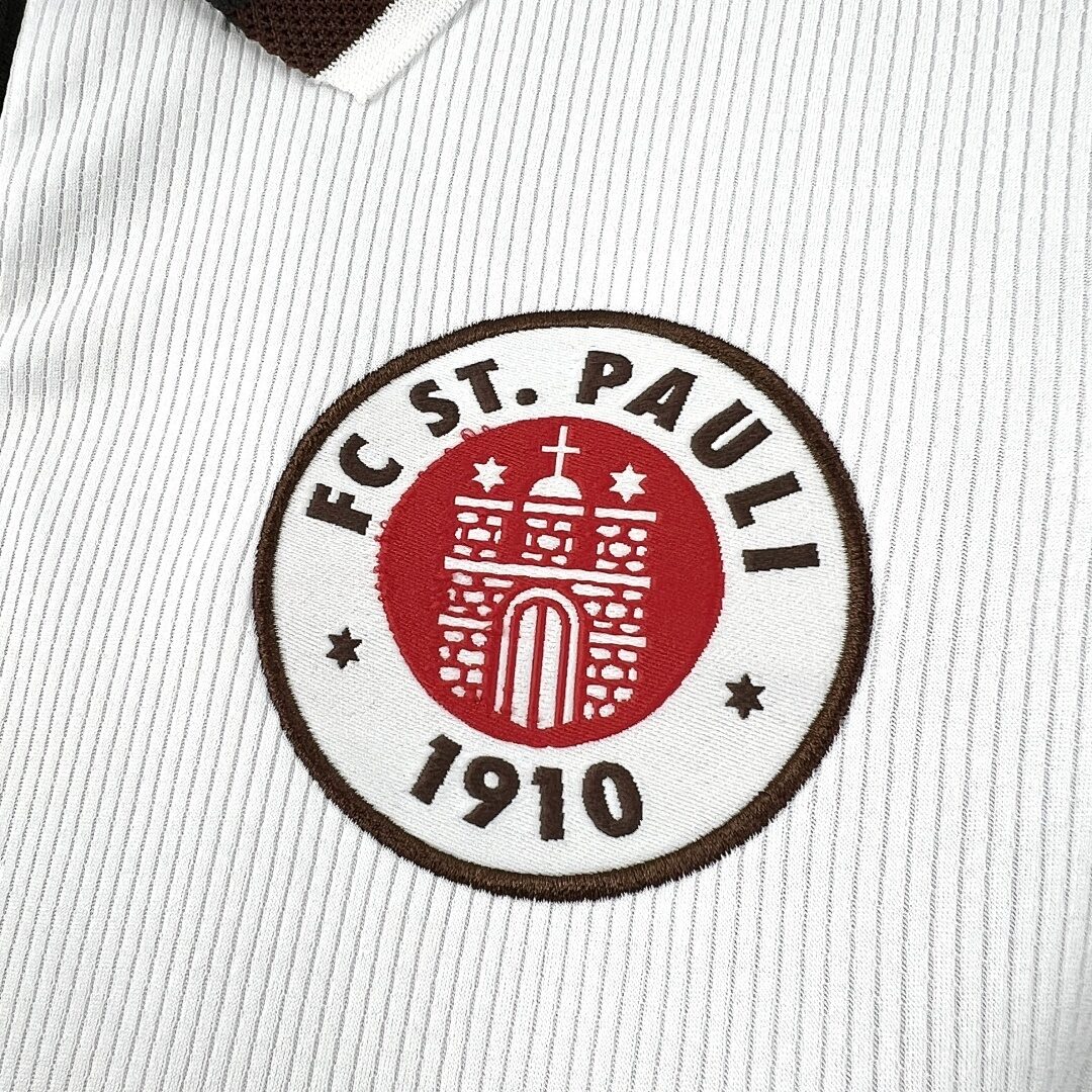 FC St. Pauli 1999/00 Maglia Home Marrone Retro