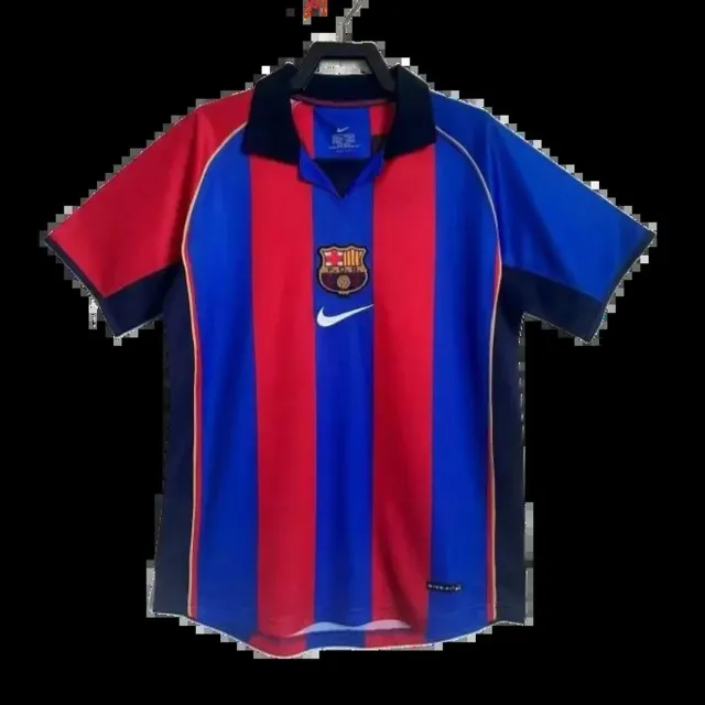 Tifoso Store Maglie da Calcio Barcellona 2001/02 maglia retro casa