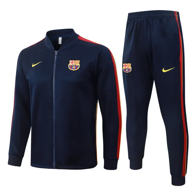 Tifoso Store Barcellona 2026/27 tuta full zip blu navy rossa