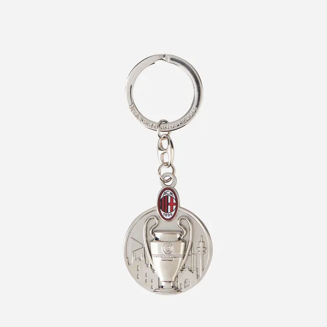 AC Milan portachiavi rotondo coppa trofeo argento