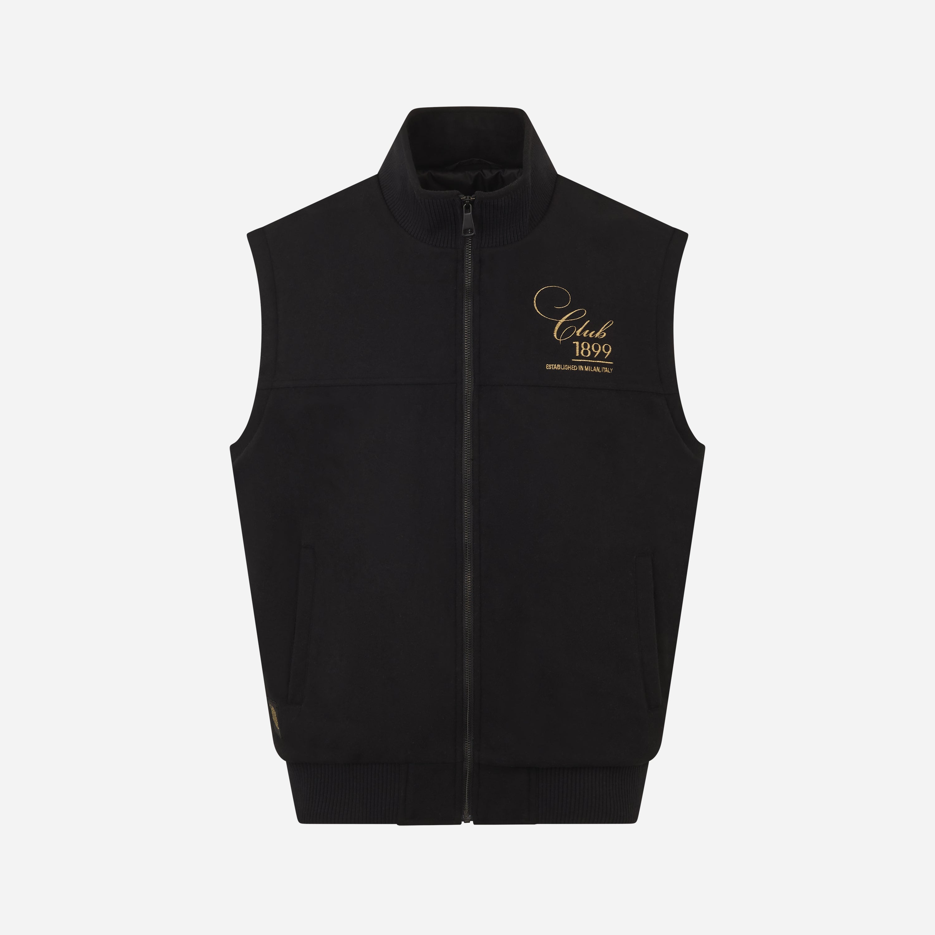 AC Milan Club 1899 gilet nero smanicato taglia L