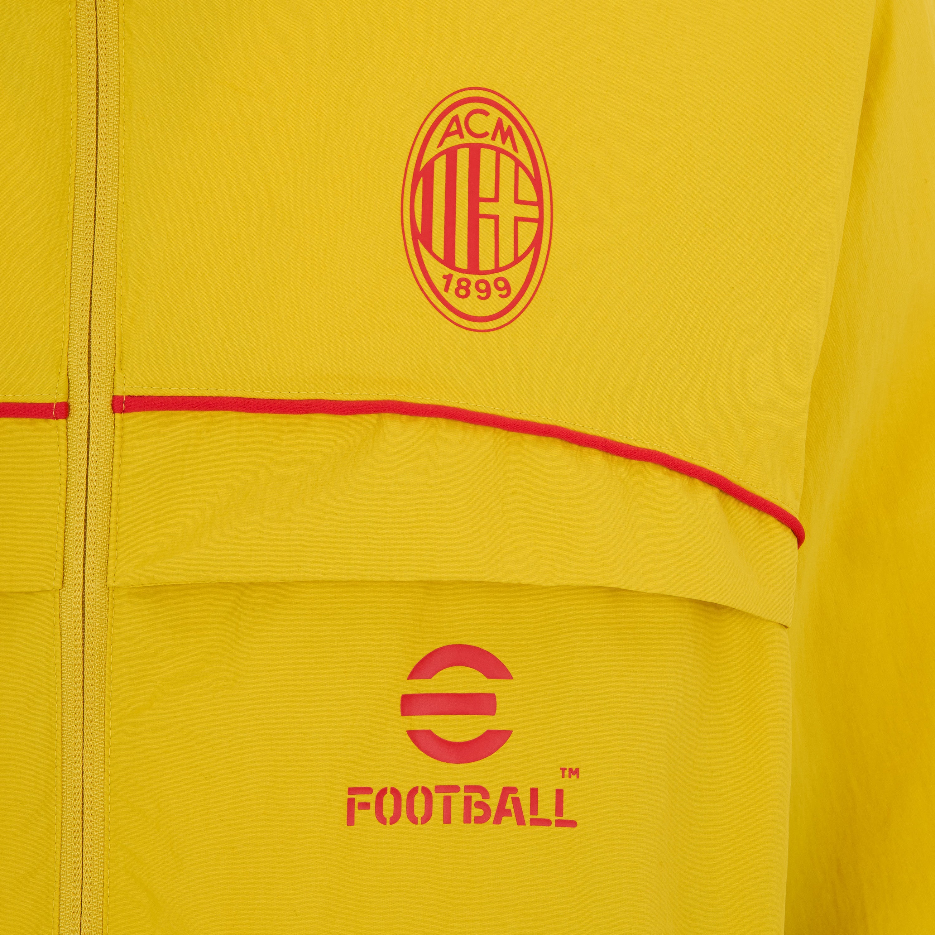 AC Milan Statement Giacca Uomo Gialla M nylon riciclato