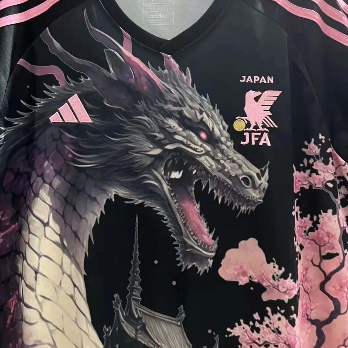 Tifoso Store Giappone Drago 2024 Maglia Nera Fan
