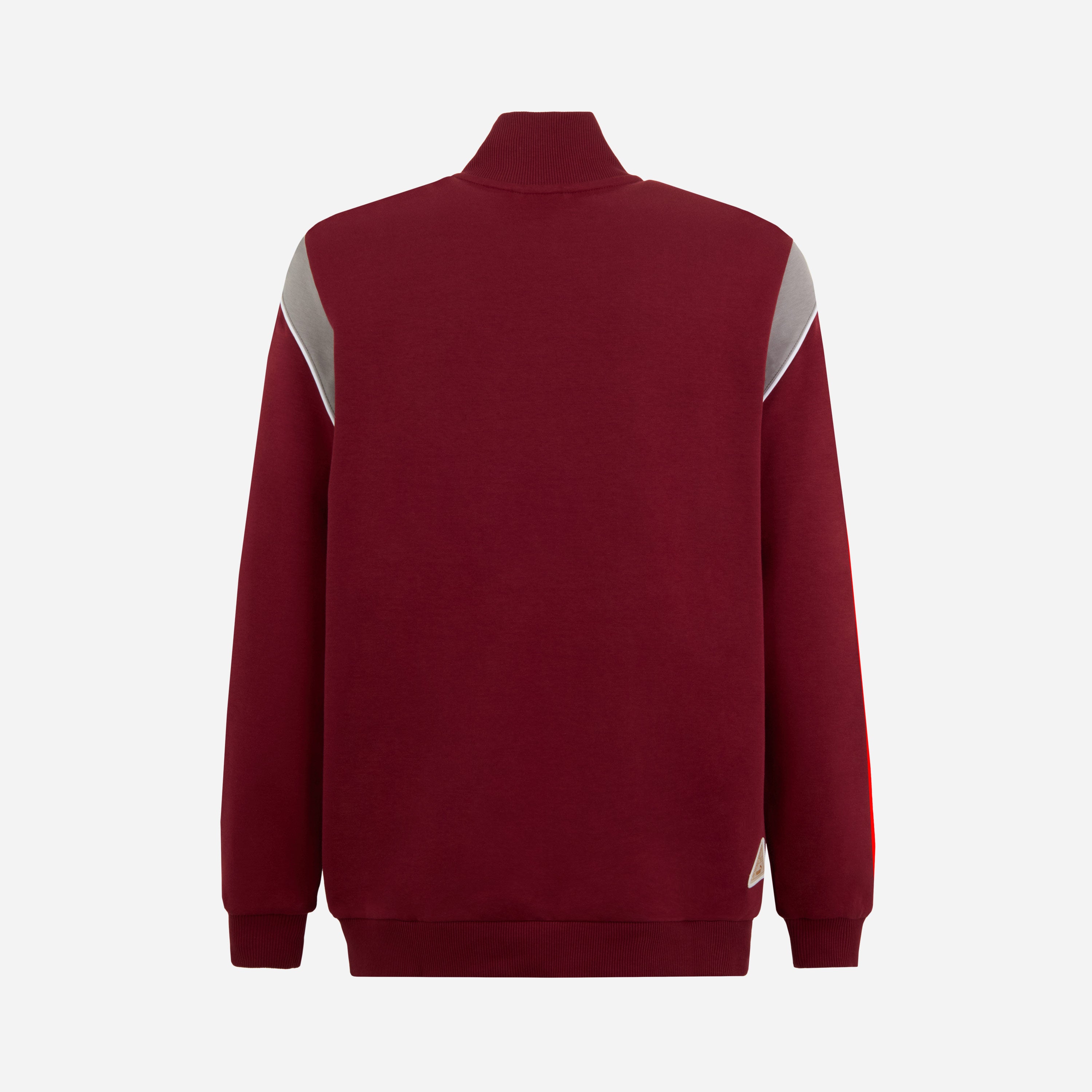 AC Milan Archive felpa uomo con zip verde taglia regolare