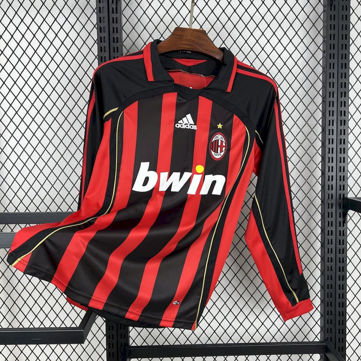Tifoso Store Milan 2006/07 Maglia Calcio Manica Lunga Retro