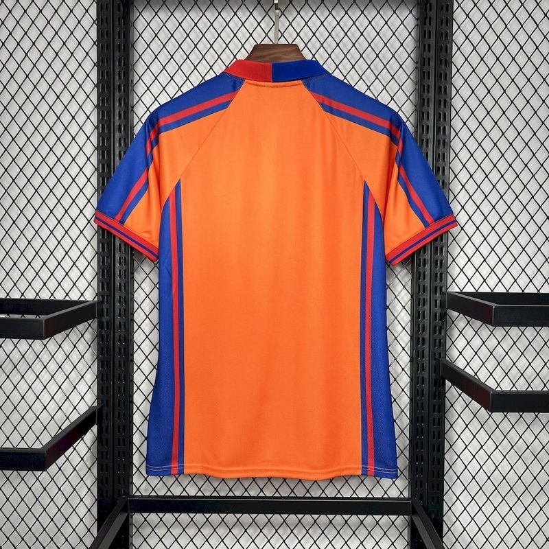 Tifoso Store Barcellona 1997/98 seconda maglia calcio arancio