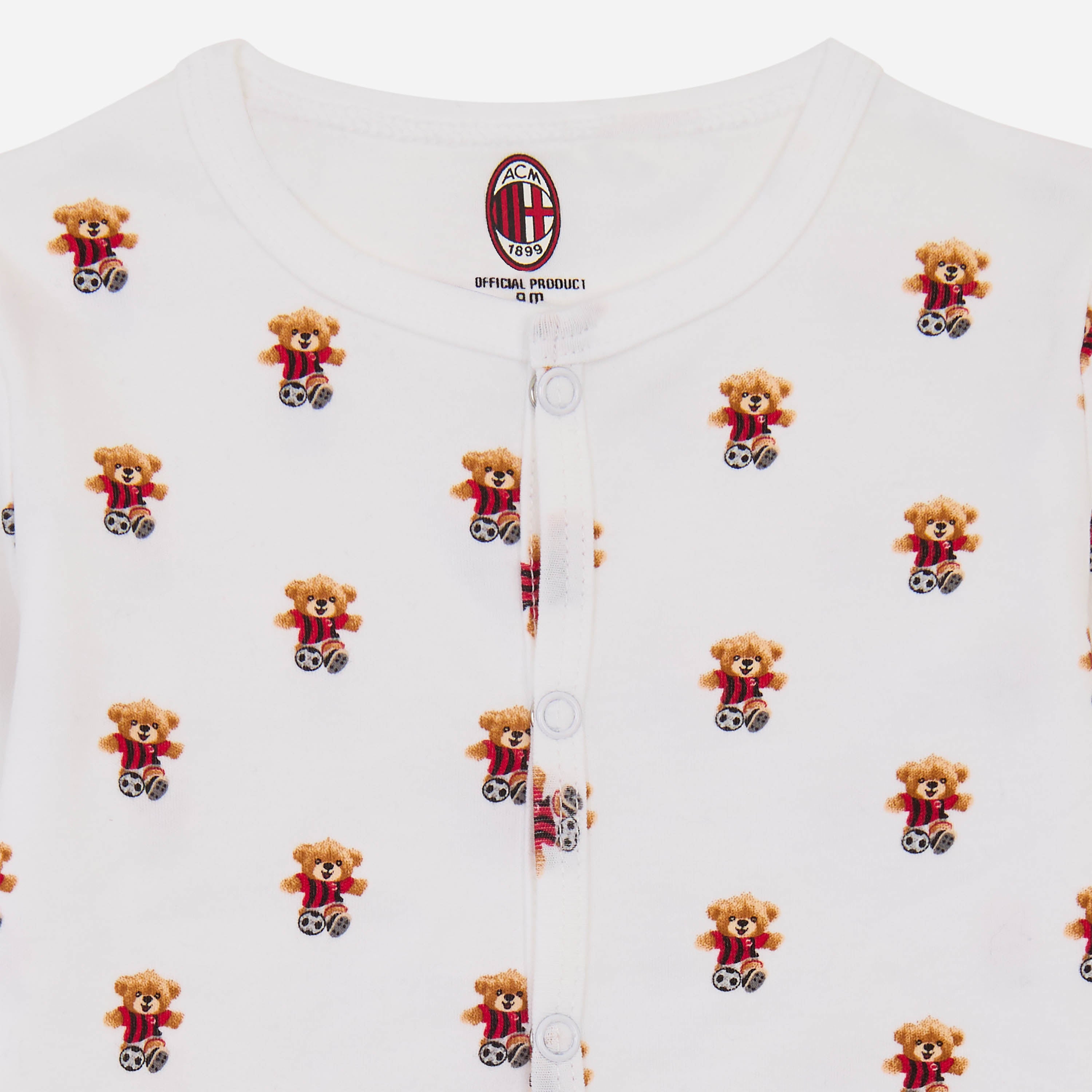 AC Milan Newborn pigiame neonato 6 mesi cotone