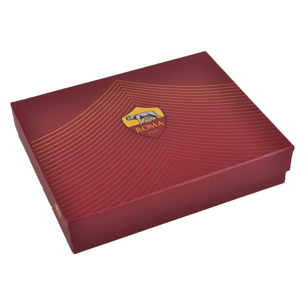 Roma Fanshop Accessori Portafoglio in Pelle Logo Roma Ufficiale