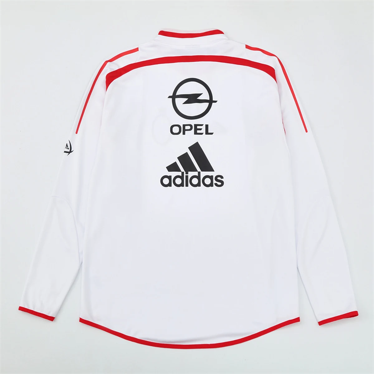 Milan 2004/05 felpa bianca retro mezza zip
