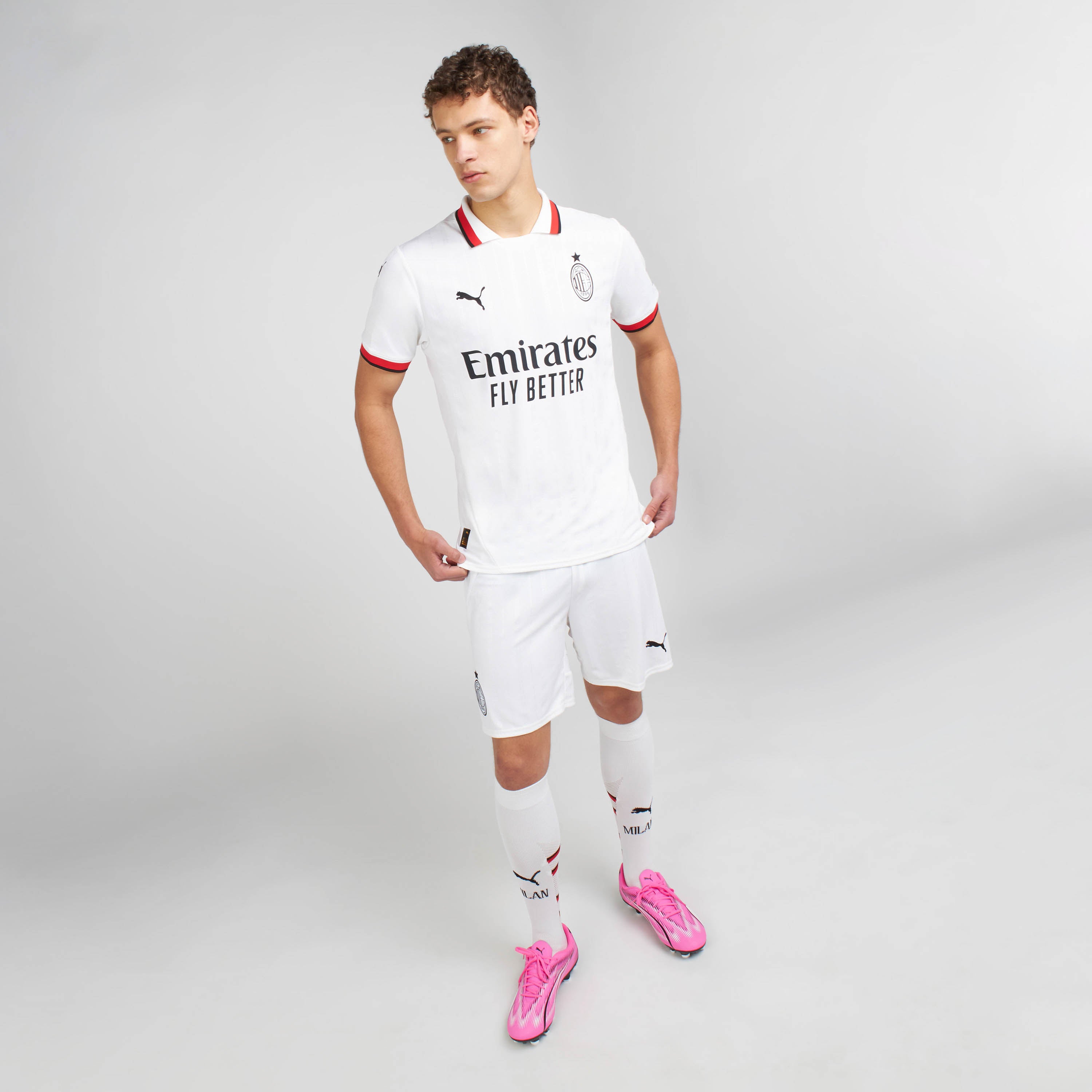 Kit Gara Milan Away 2024/25 shorts bianchi uomo