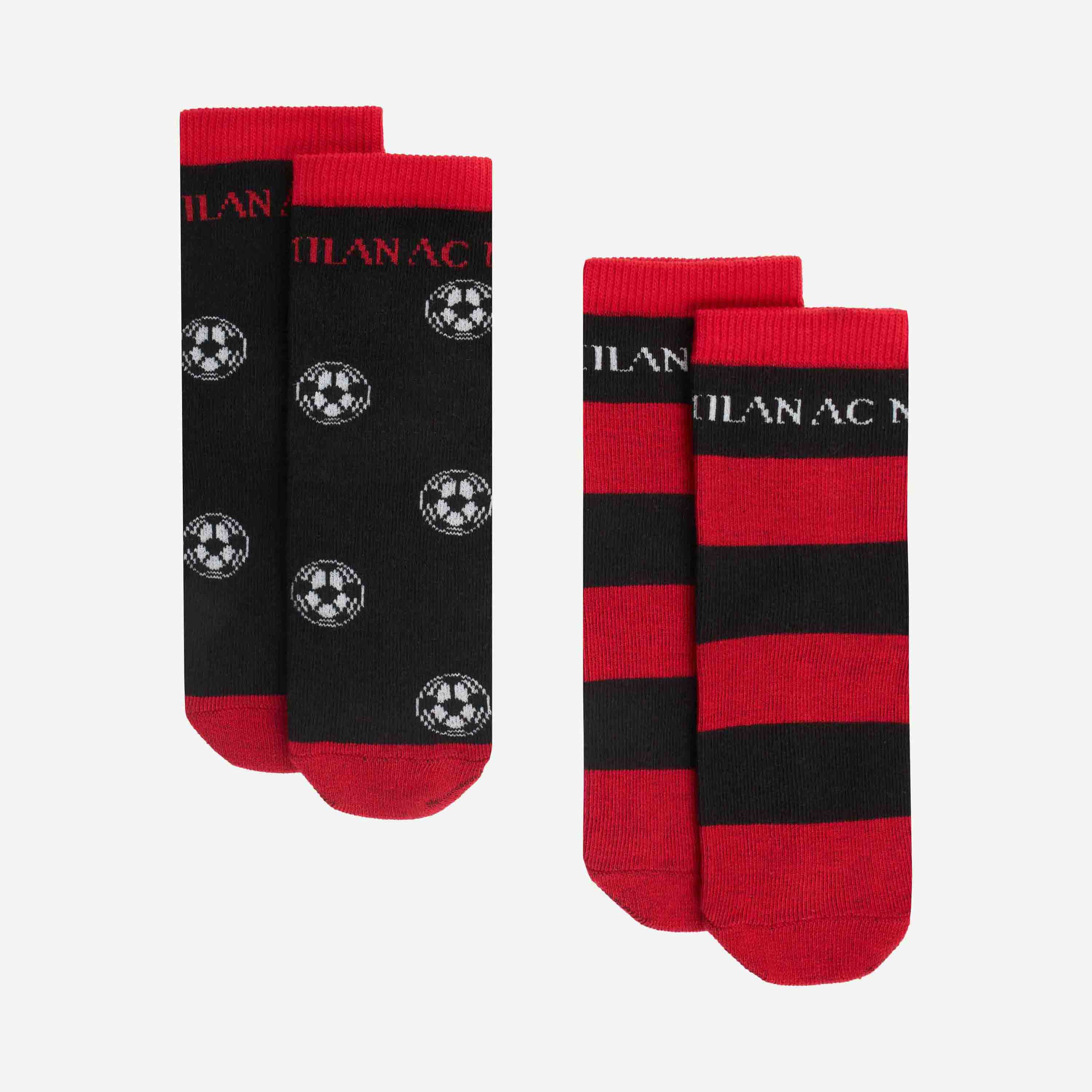 AC Milan Accessori Box Calzini Bambino taglia 22 cotone