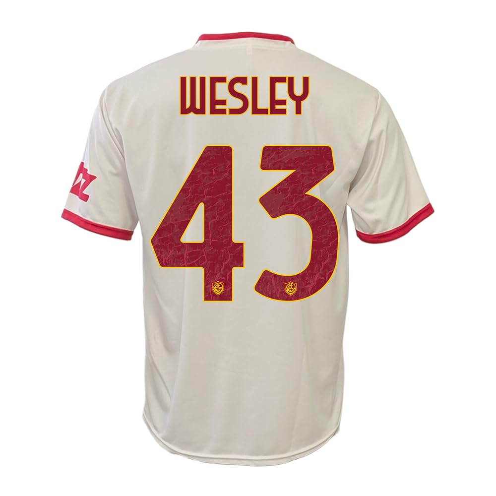 Roma Fanshop Abbigliamento AS Roma Replica Away 26-27 maglia bianca