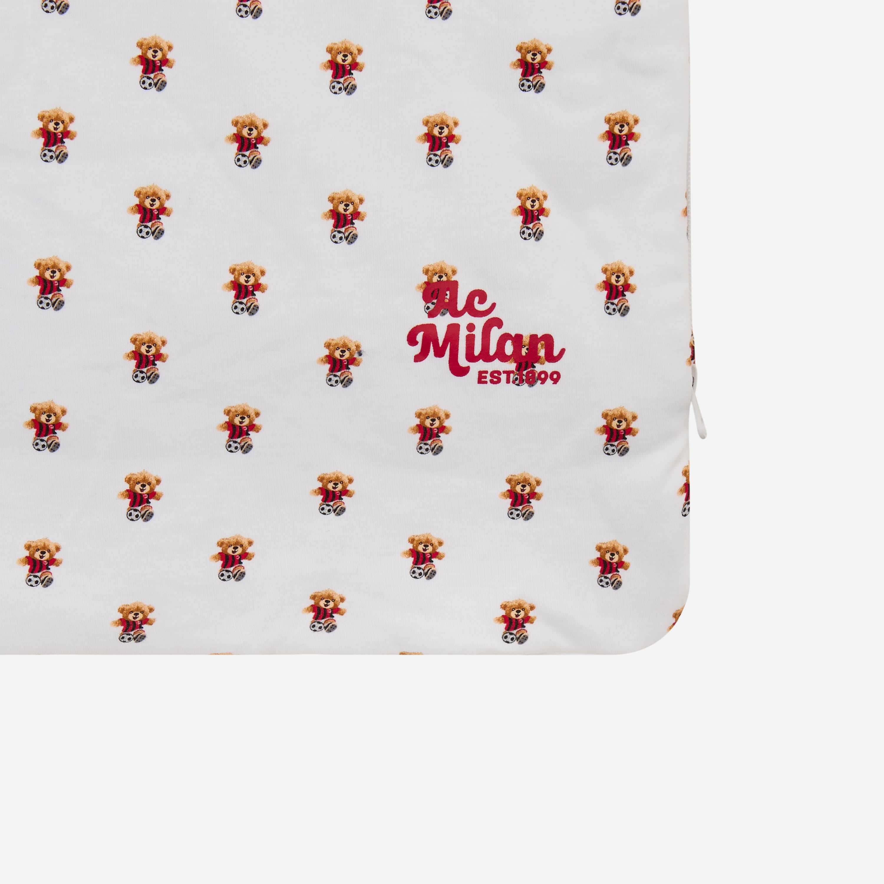 AC Milan sacco nanna neonato bianco 90 cm cotone orsacchiotti