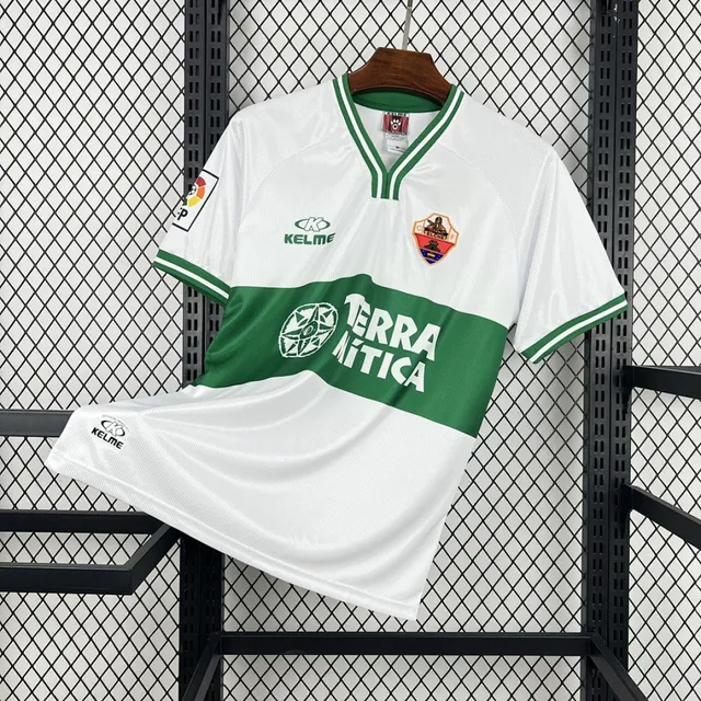 Elche 2000/01 seconda maglia retro verde trasferta