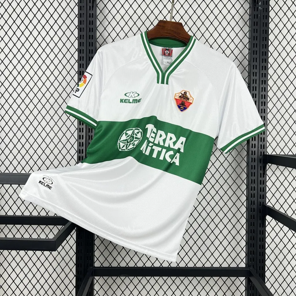 Elche 2000/01 seconda maglia retro verde trasferta