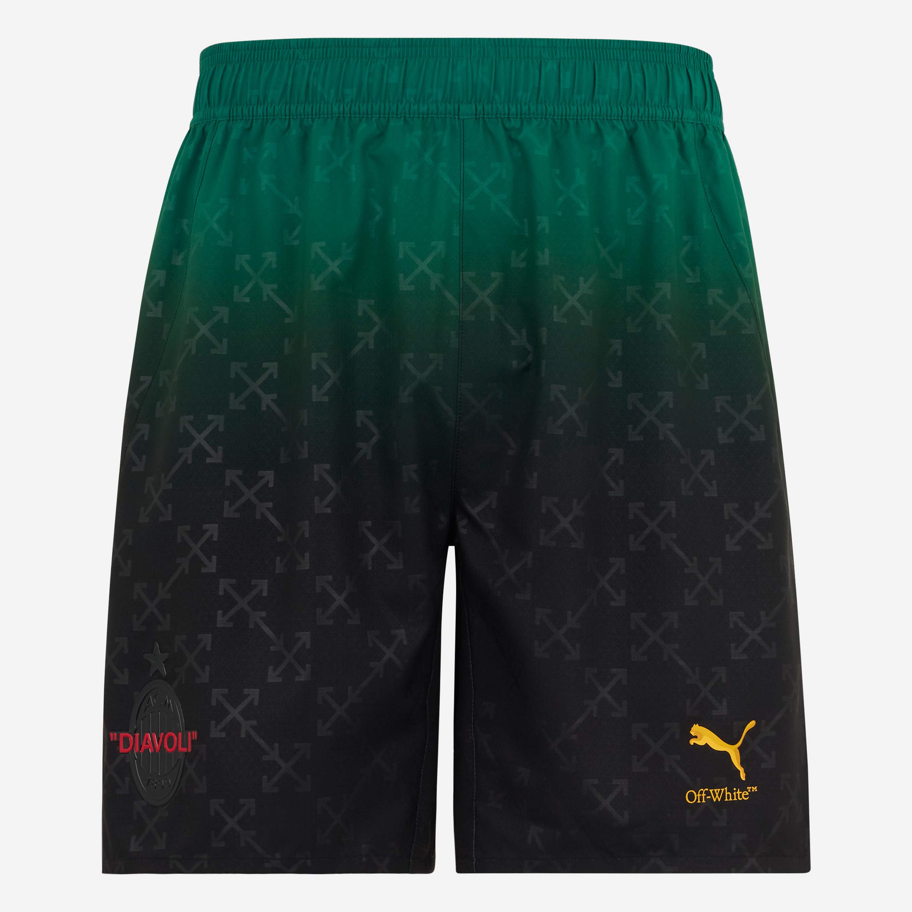 Puma x AC Milan x Off-White pantaloncini neri 2024/25