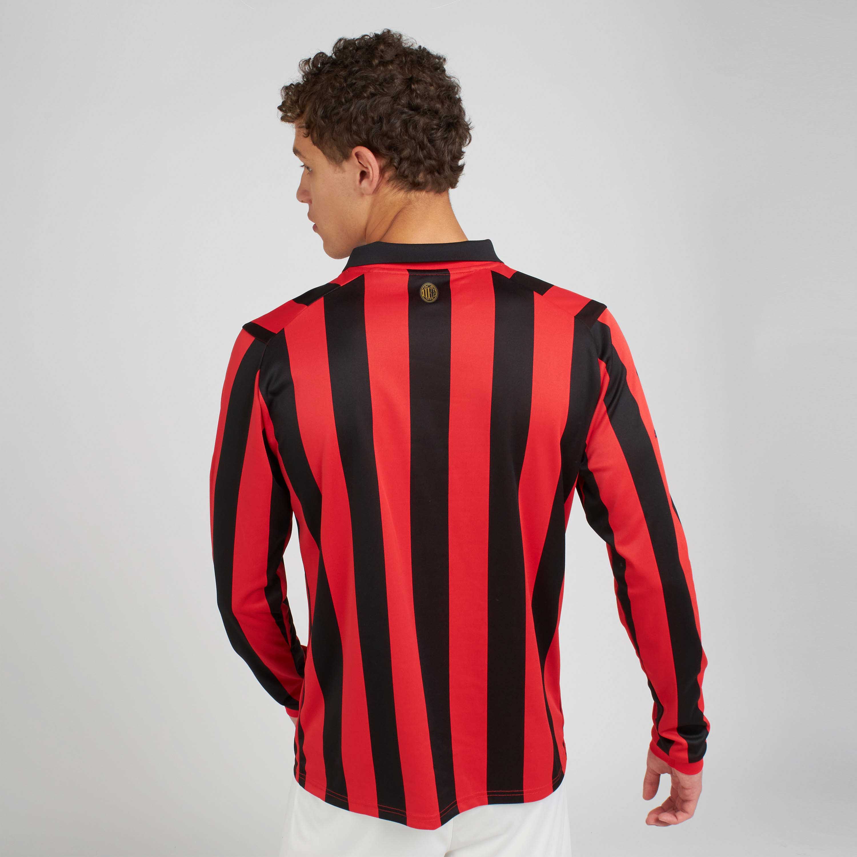 AC Milan Authentic 125° maglia retro uomo manica lunga slim