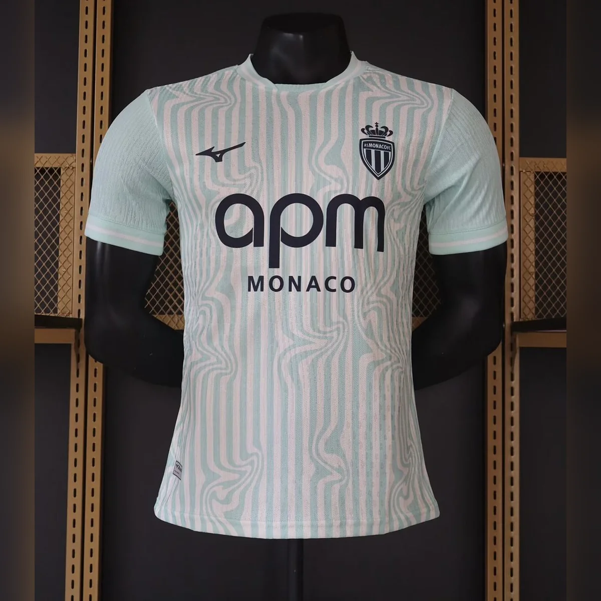 Monaco 2026/27 Terza Maglia da Calcio Player Version bianca