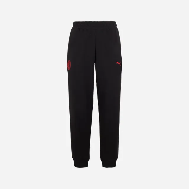 AC Milan Essential pantaloni tuta uomo neri cotone