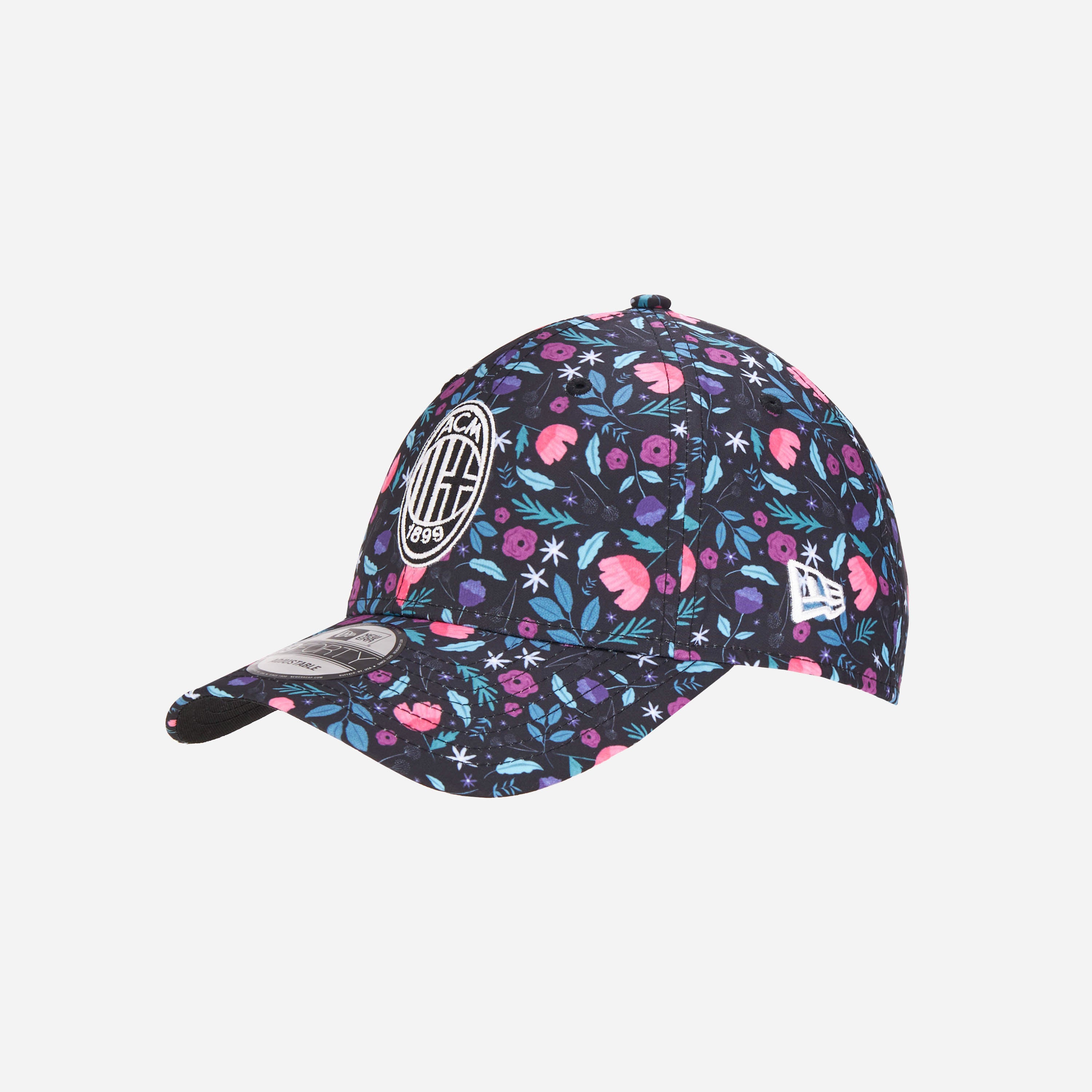 AC Milan 9Forty New Era Floreal Cappello Cotone One Size